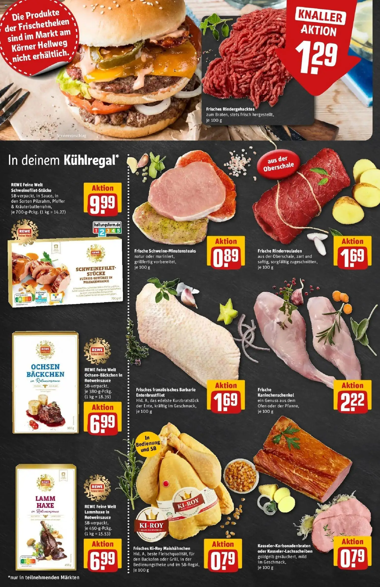 Rewe Prospekt Dortmund	 – gültig ab 30.03.2026 | Seite: 6 | Produkte: Rinderrouladen, Ofen, Schweinefilet, Pfeffer