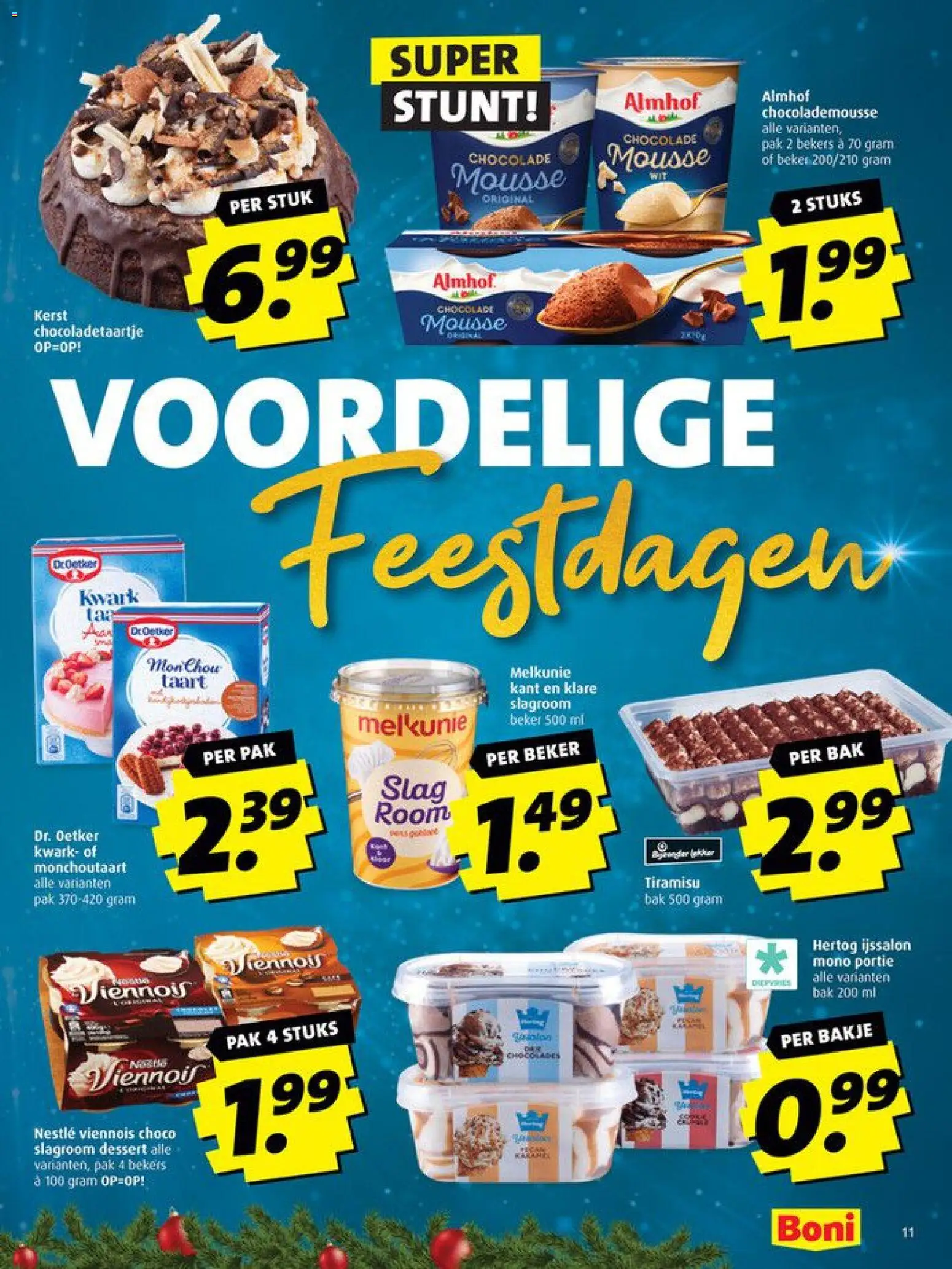 {H1} | Pagina: 11 | Producten: Chocolade, Room, Kwark, Slagroom