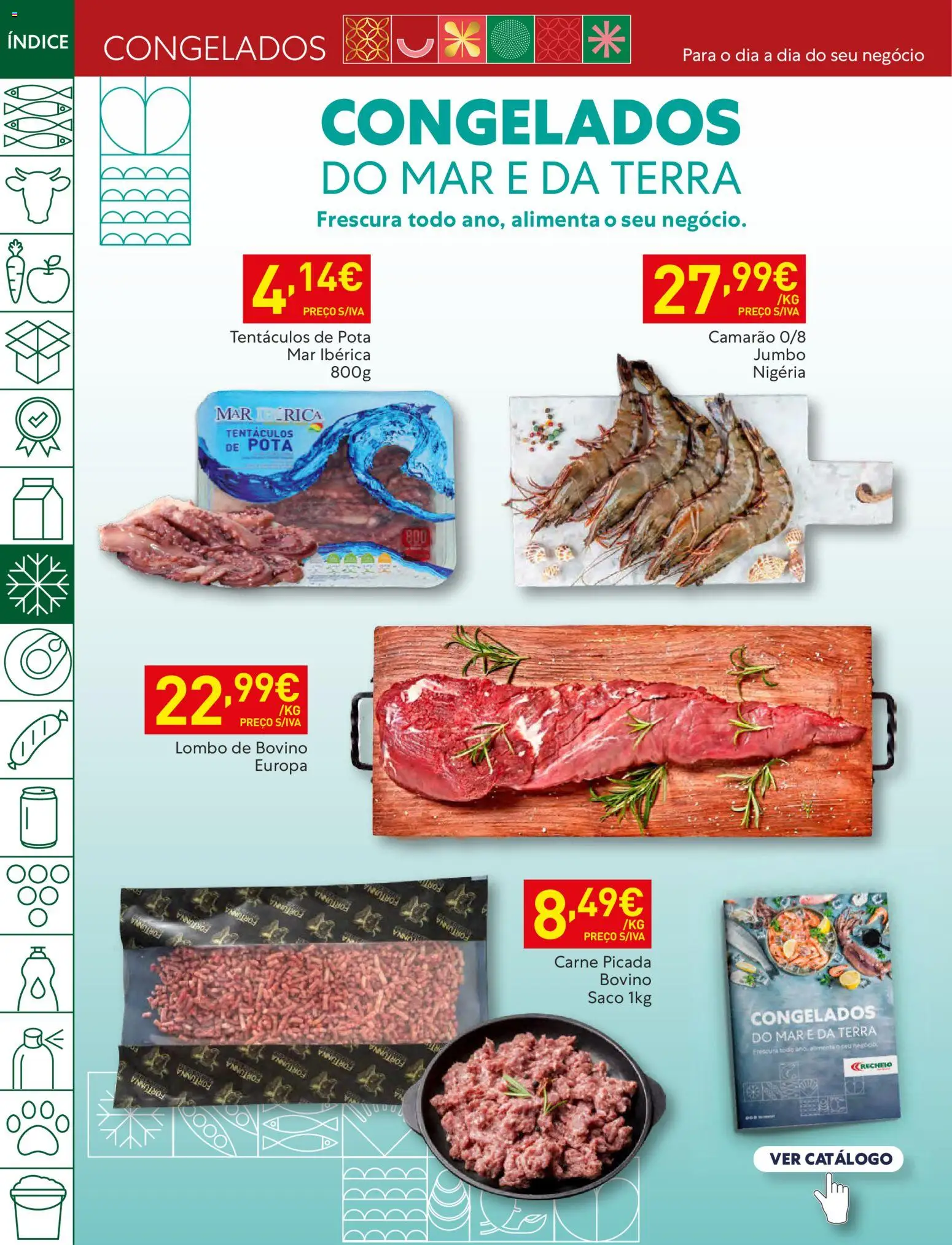 Recheio folheto │ válido de 09.12.2025 | Página: 16 | Produtos: Camarão, Carne picada, Lombo, Carne