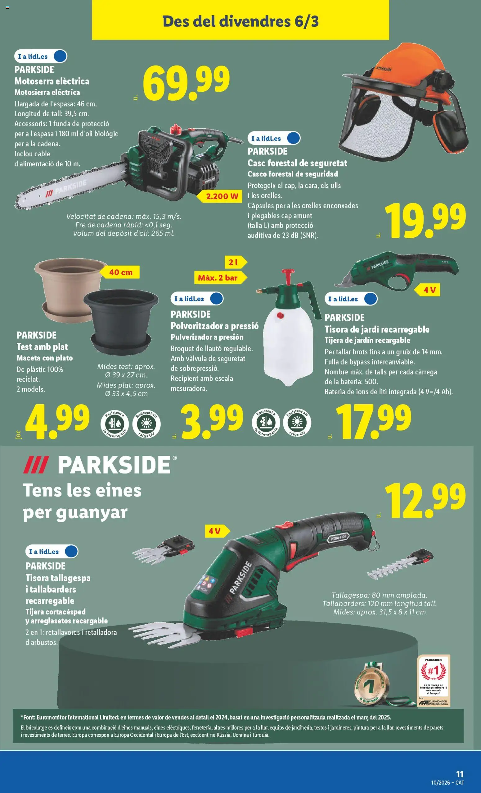 Lidl folleto de bazar │ válido desde el 02.03.2026 | Página: 19 | Productos: Cable, Funda, Batería, Maceta