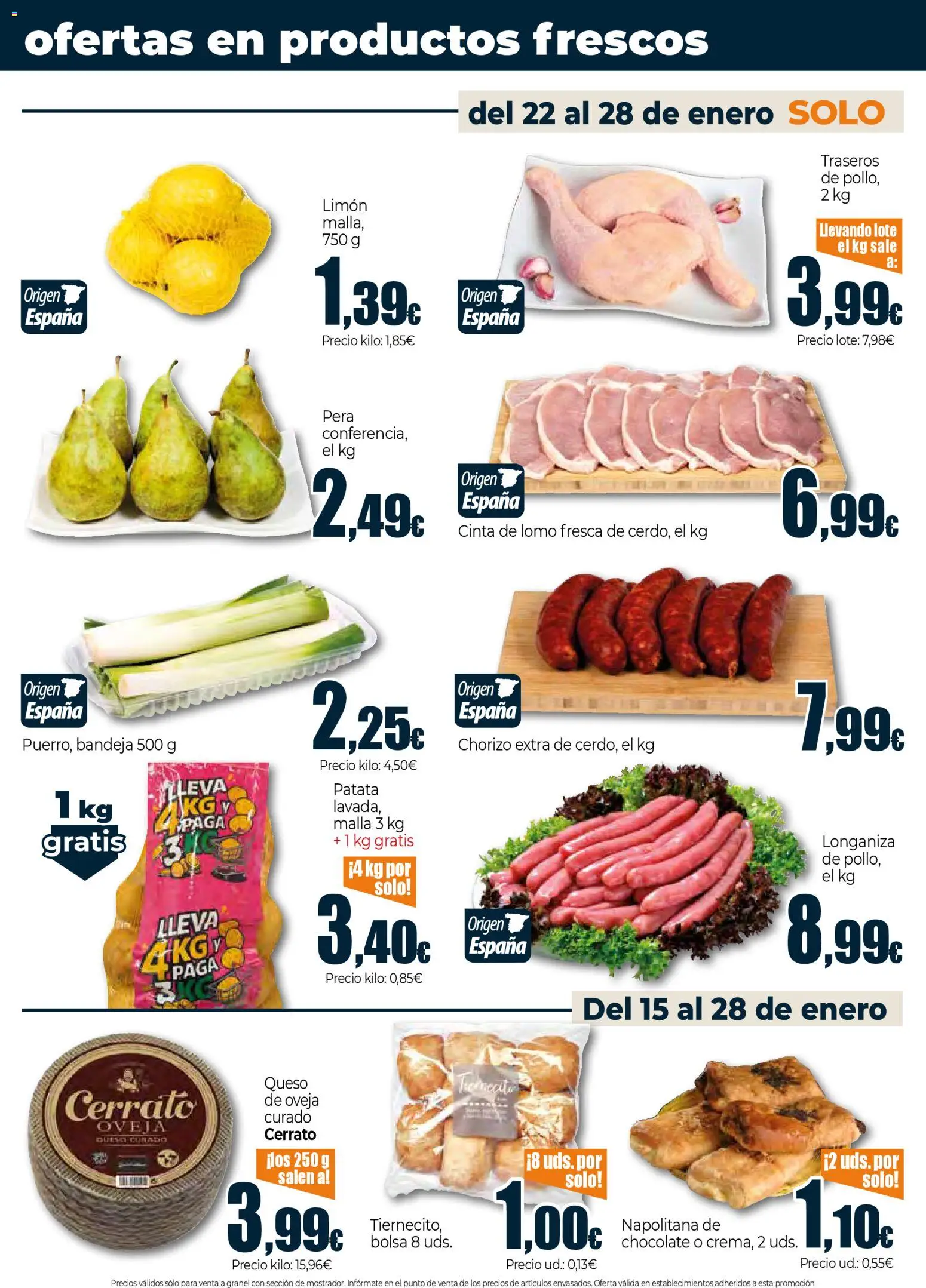 Unide folleto │ válido desde el 15.01.2026 | Página: 3 | Productos: Queso de oveja, Queso, Chocolate, Bolsa