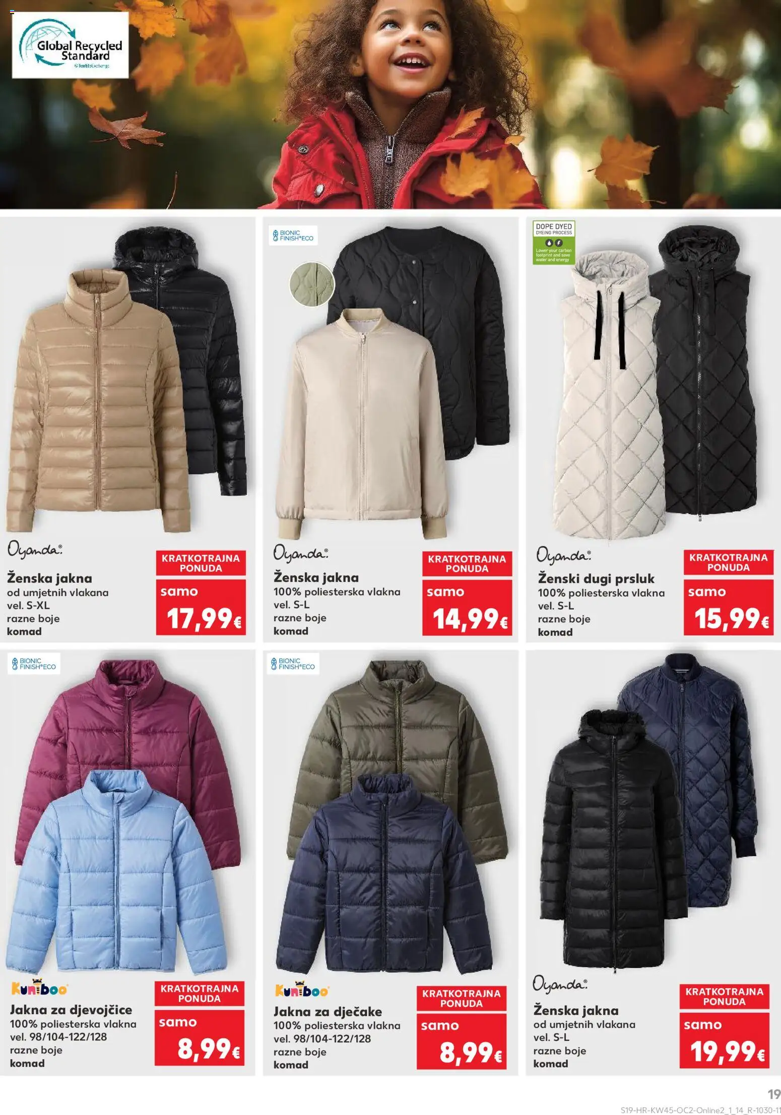 Kaufland katalog | vrijedi od 05.11.2025 | Stranica: 19 | Proizvodi: Prsluk, Jakna, Finish
