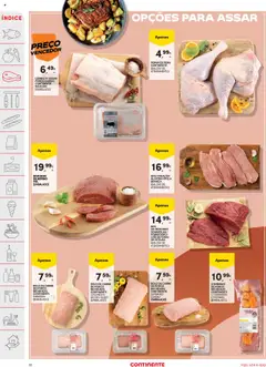 Pré-visualização ROLO DE CARNE DE PORCO RECHEADO CONTINENTE COGUMELOS, BACON E QUEIJO, Rolo de carne de porco recheado Continente cogumelos, bacon e queijo (embalado) válido de 14.10.2025 | Página: 12