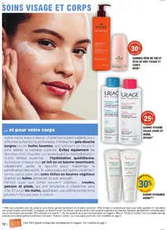 E.Leclerc - Prévisualisation de EAU MICELLAIRE THERMALE, Eau micellaire thermale à l'extrait de Cranberry. Démaquille, Adoucit. Thermal micellar water with cranberry extract. Removes make-up, Softs. 500ml valide à partir de 07.10.2025 | Page: 12 | Produits: Crème hydratante, Miel, Lait, Crème