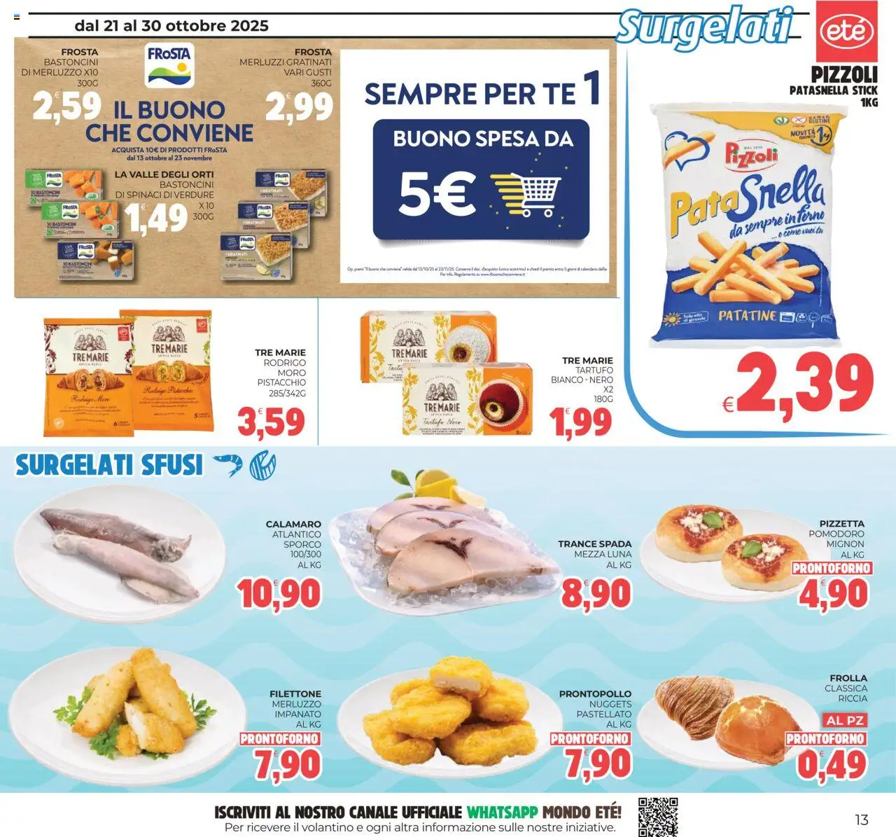 Volantino Eté del 21.10.2025 | Pagina: 13 | Prodotti: Tè, Patatine, Verdure, Pomodoro