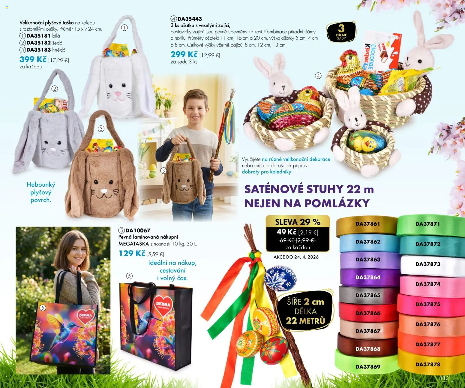 Nové Dedra akcie – leták je platný od 01.02.2026 | Strana: 13 | Produkty: Taška