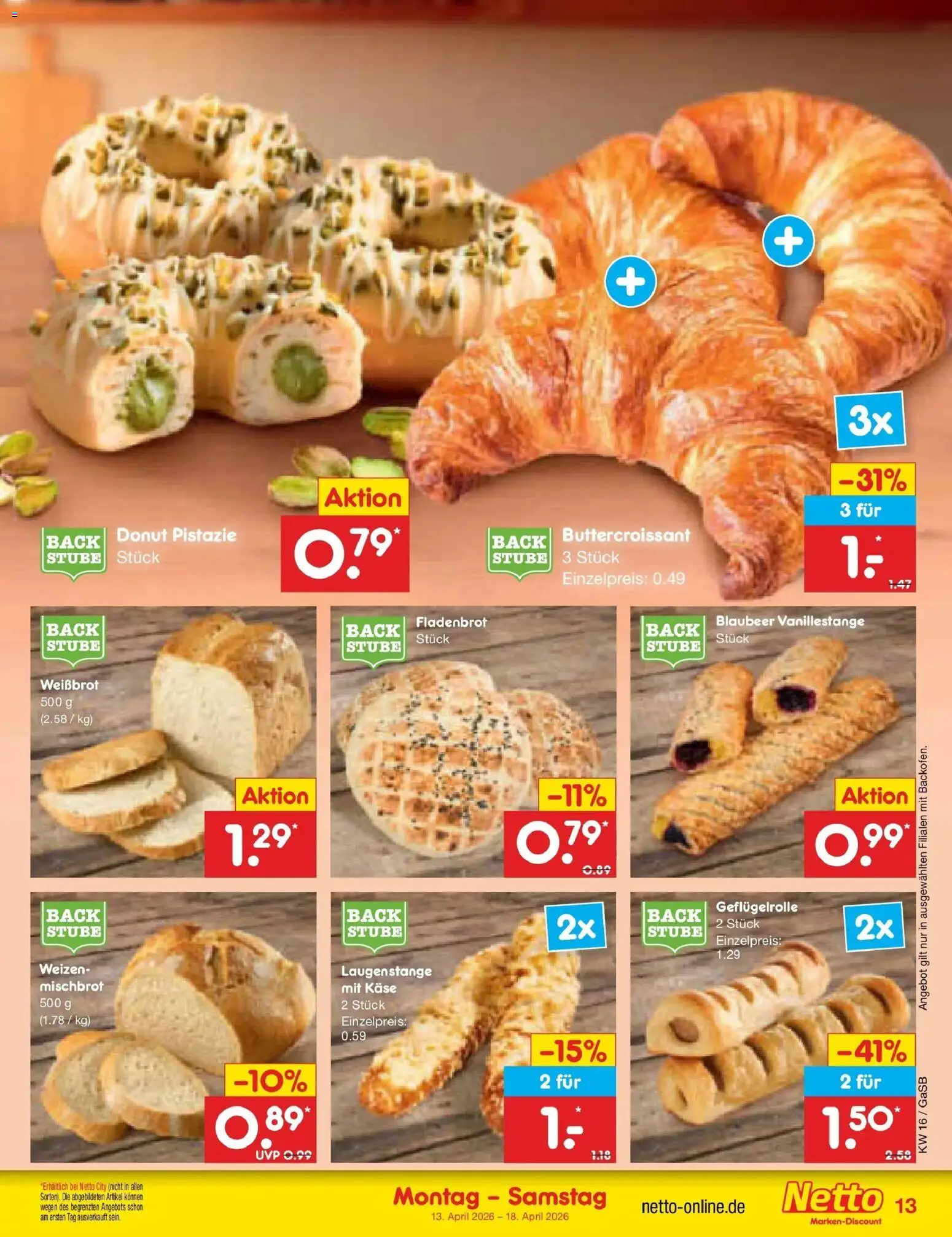 Netto Marken-Discount Prospekt Bremen-Lesum	 – gültig ab 13.04.2026 | Seite: 15 | Produkte: Käse