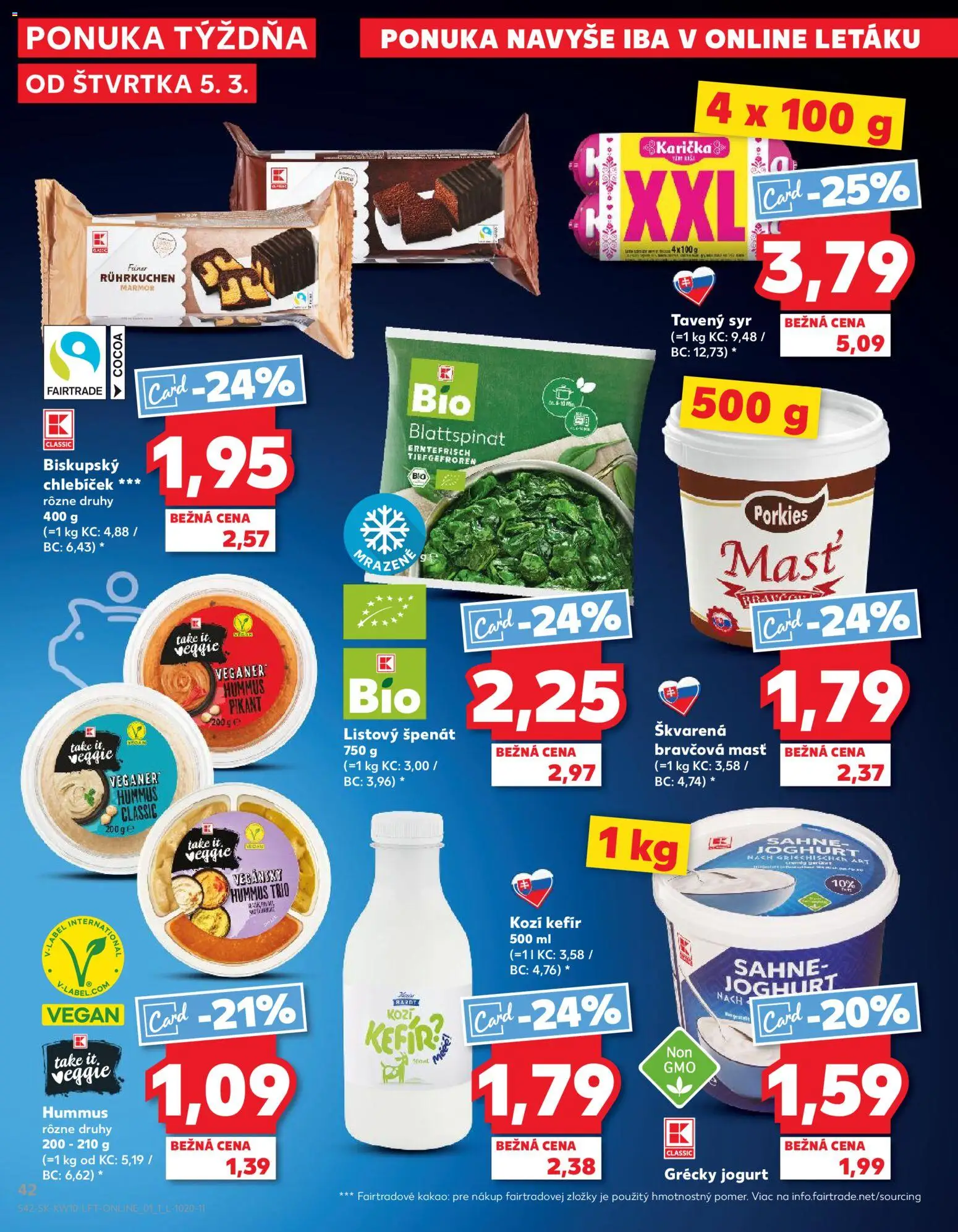 Nové Kaufland akcie – leták je platný od 05.03.2026 | Strana: 42