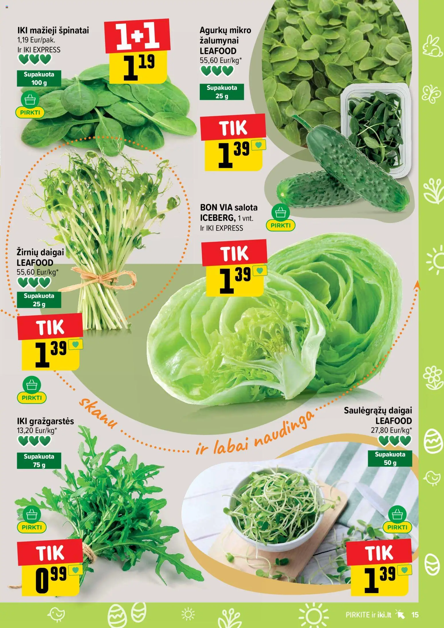 IKI akcijos nuo 23.03.2026 | Puslapis: 15 | Prekių: Salota