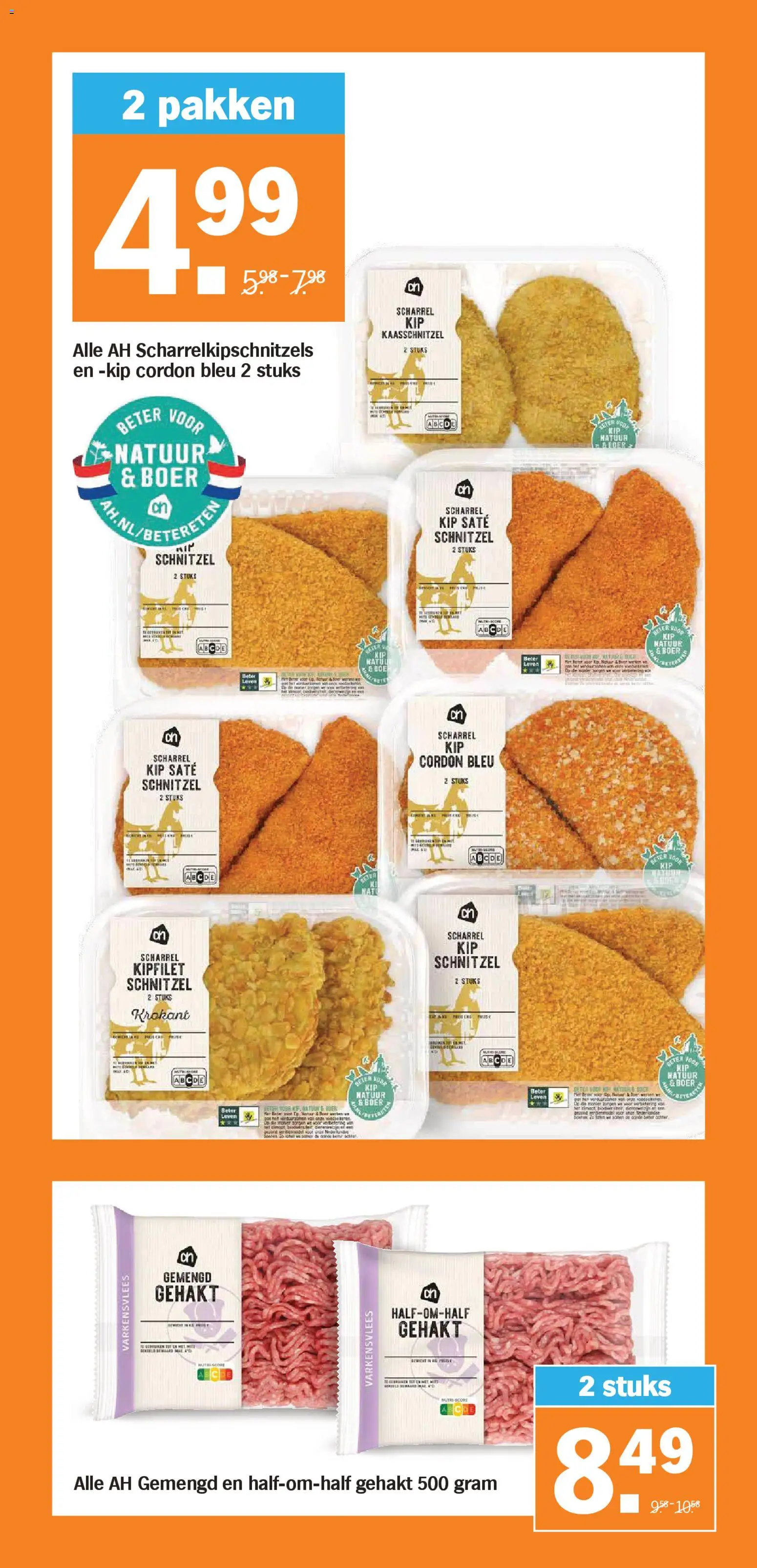 {H1} | Pagina: 9 | Producten: Varkensvlees, Gehakt, Schnitzel, Kip