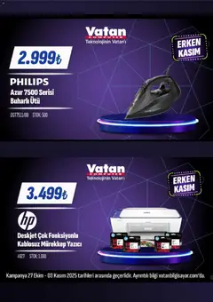 27.10.2025 tarihinden itibaren geçerli olan Vatan Bilgisayar kataloğu önizlemesi | Sayfa: 5
