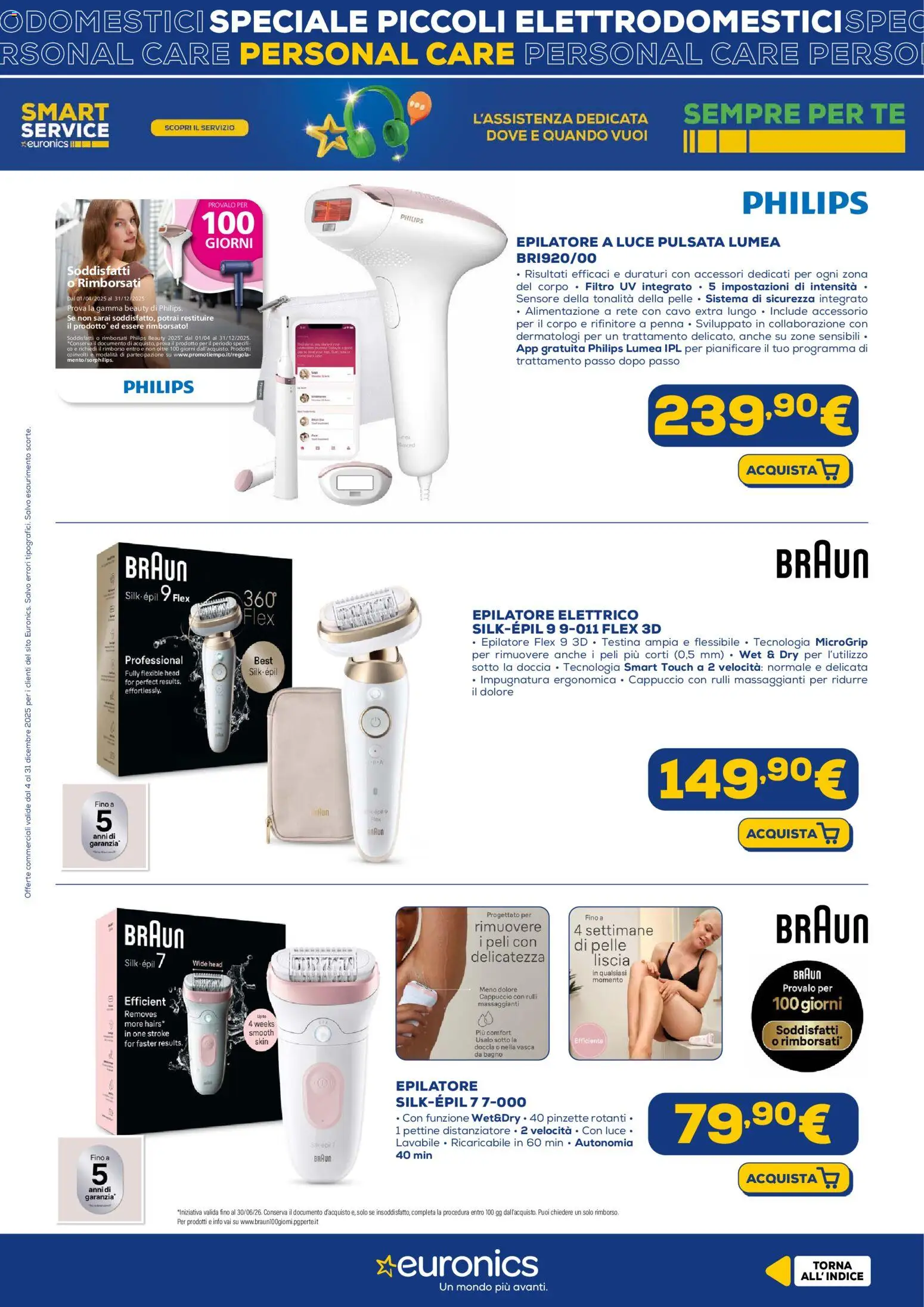 Volantino Euronics del 04.12.2025 | Pagina: 27 | Prodotti: Tè, The, Cavo, Bagno