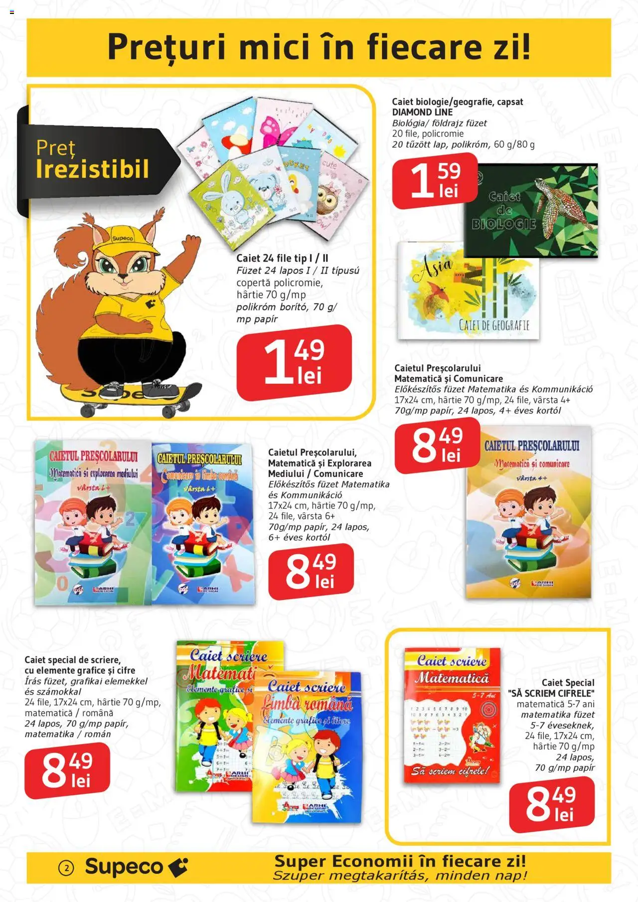 Catalog Supeco Bilingv – valabil de la 21.08.2025 | Pagină: 2 | Produse: Mici