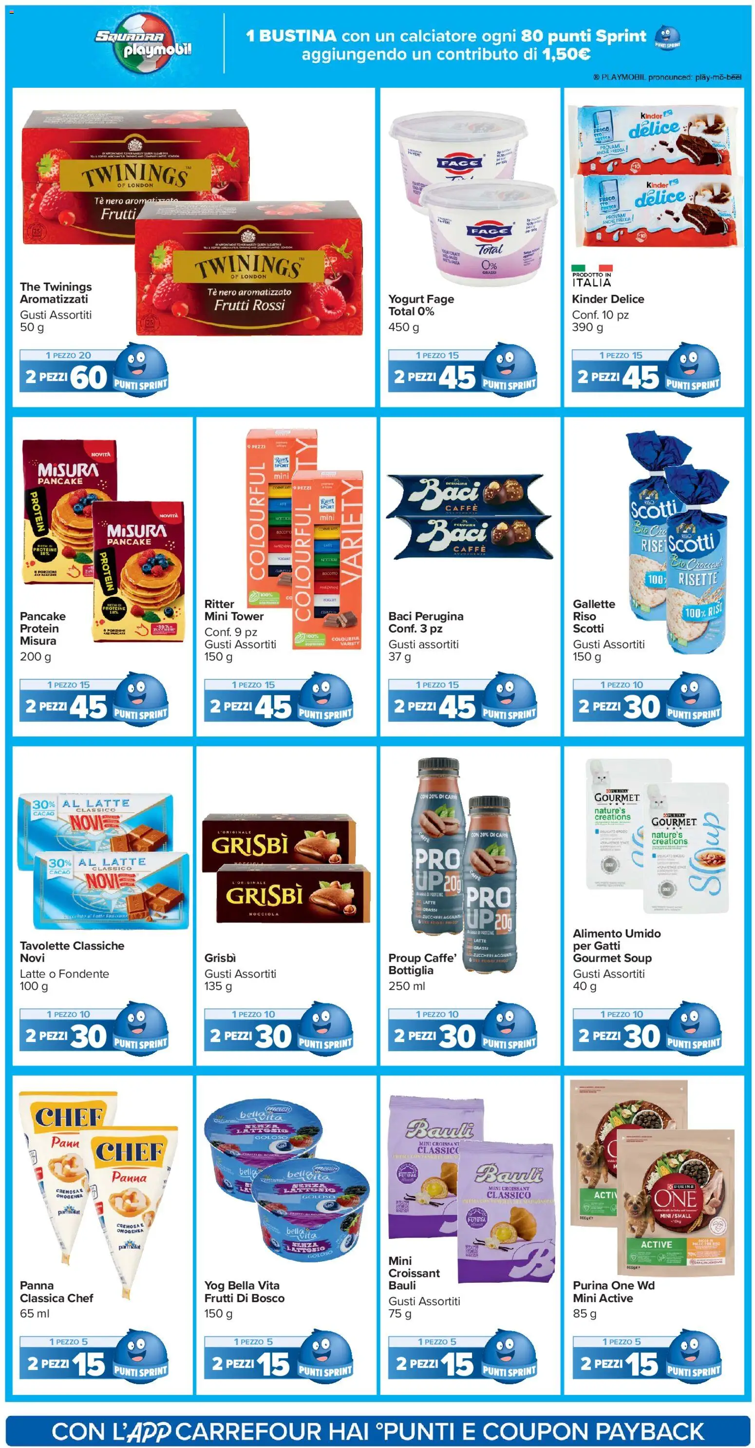 Volantino Carrefour del 17.11.2025 | Pagina: 22 | Prodotti: Riso, Panna, Gallette, Bottiglia