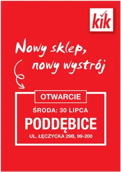 Pogląd oferty "Kik Gazetka - Poddębice" - ważna od 26.07.2025