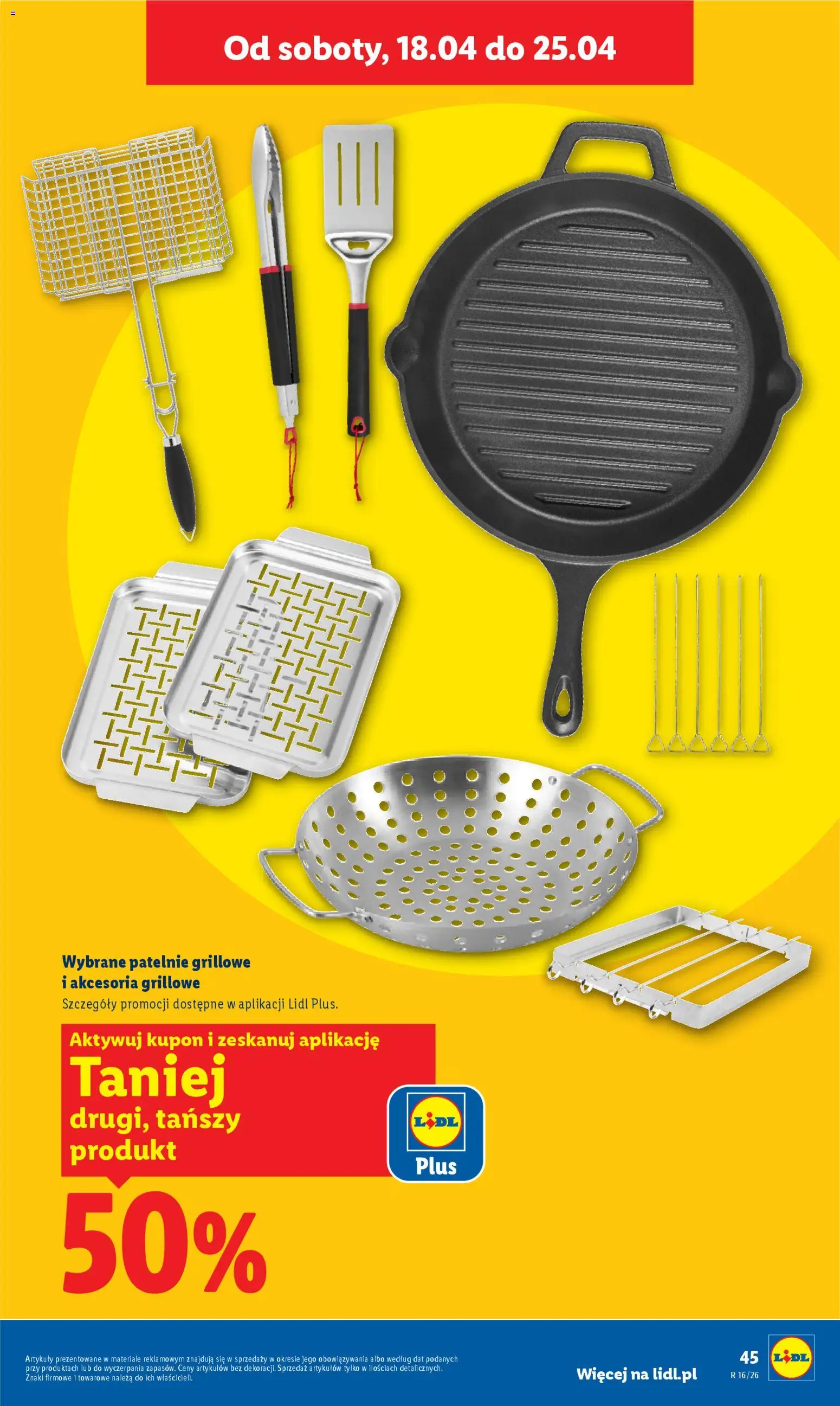 Lidl Katalog od 13.04.2026 | Strona: 51 | Produkty: Patelnie