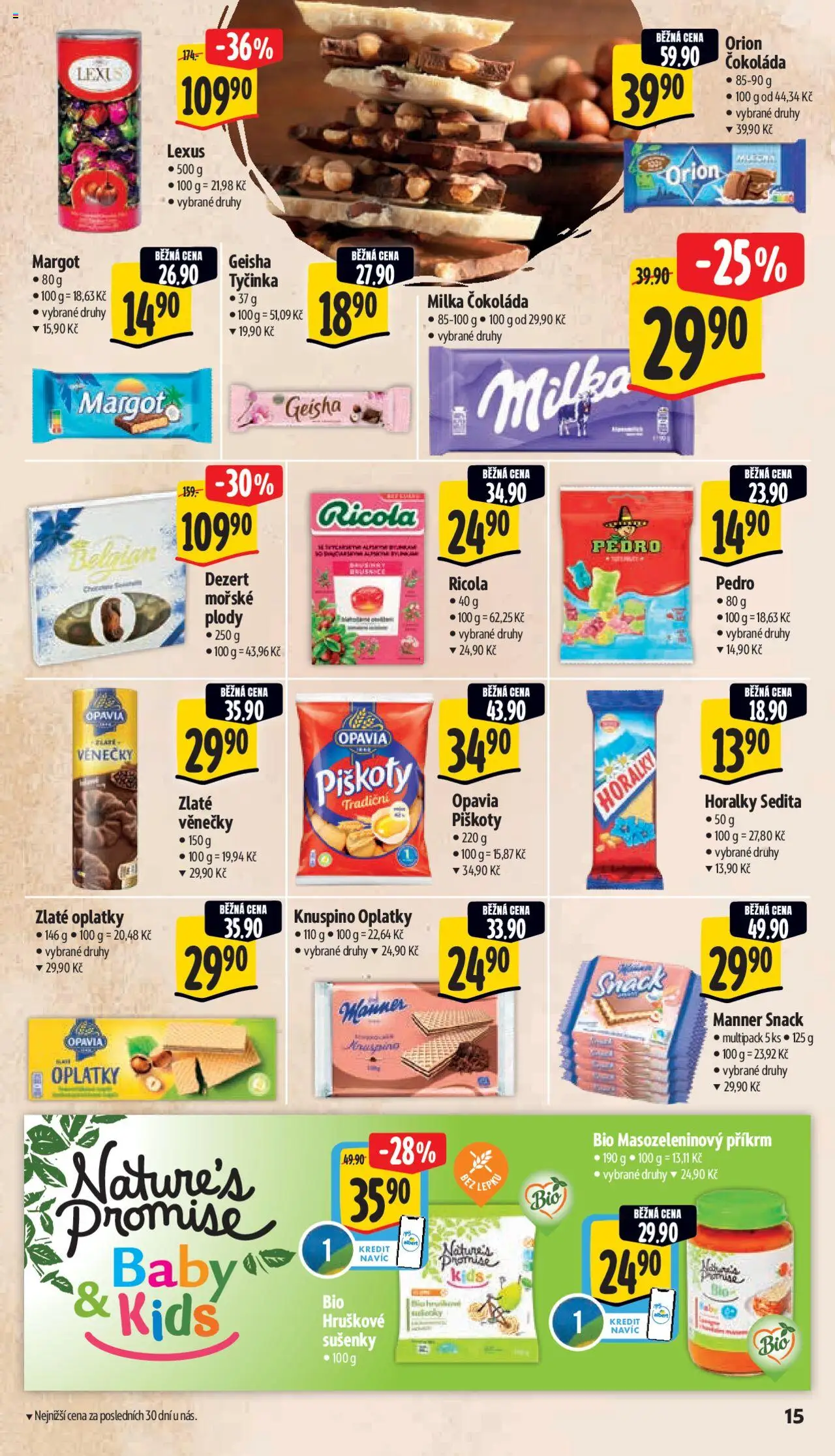 Albert leták - Supermarket od 20.08.2025 | Strana: 23 | Produkty: Čokoláda, Piškoty, Oplatky, Sušenky