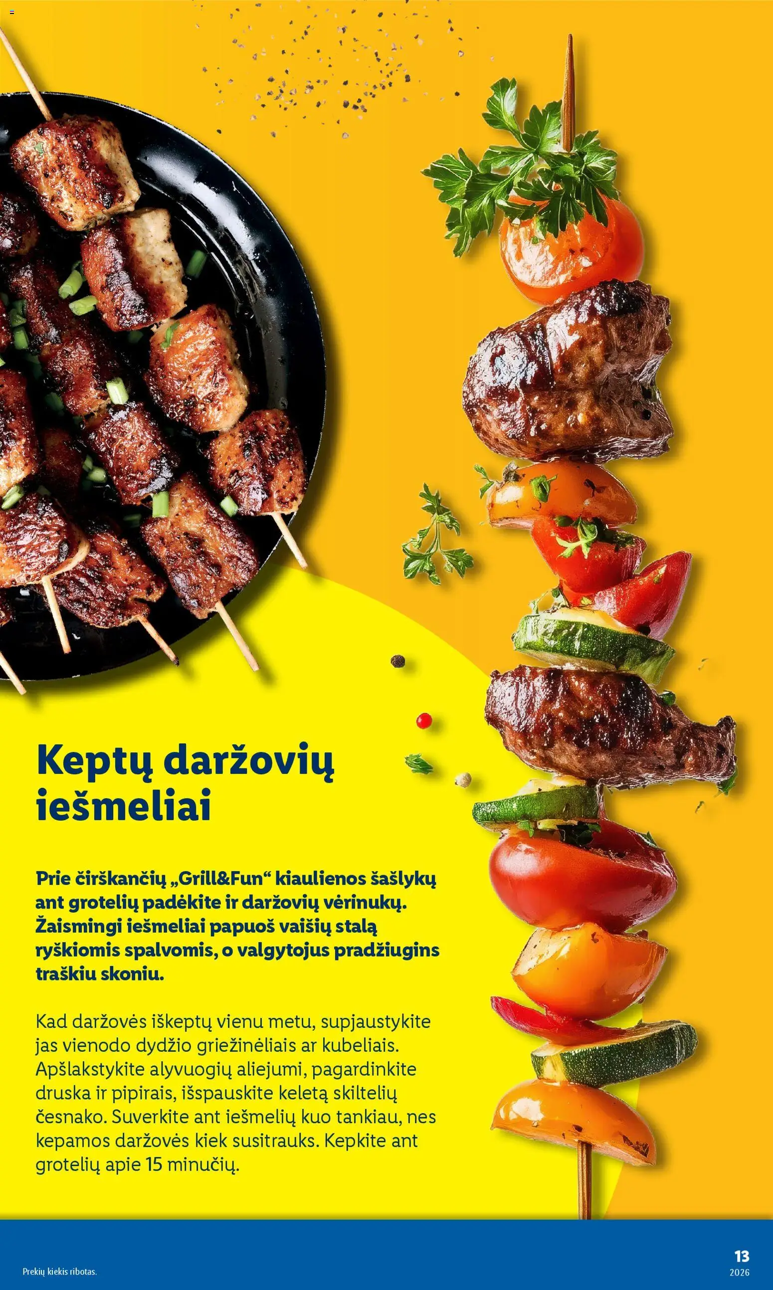 LIDL akcijos nuo 06.04.2026 | Puslapis: 13 | Prekių: Jautienos, Bandelės, Sūris
