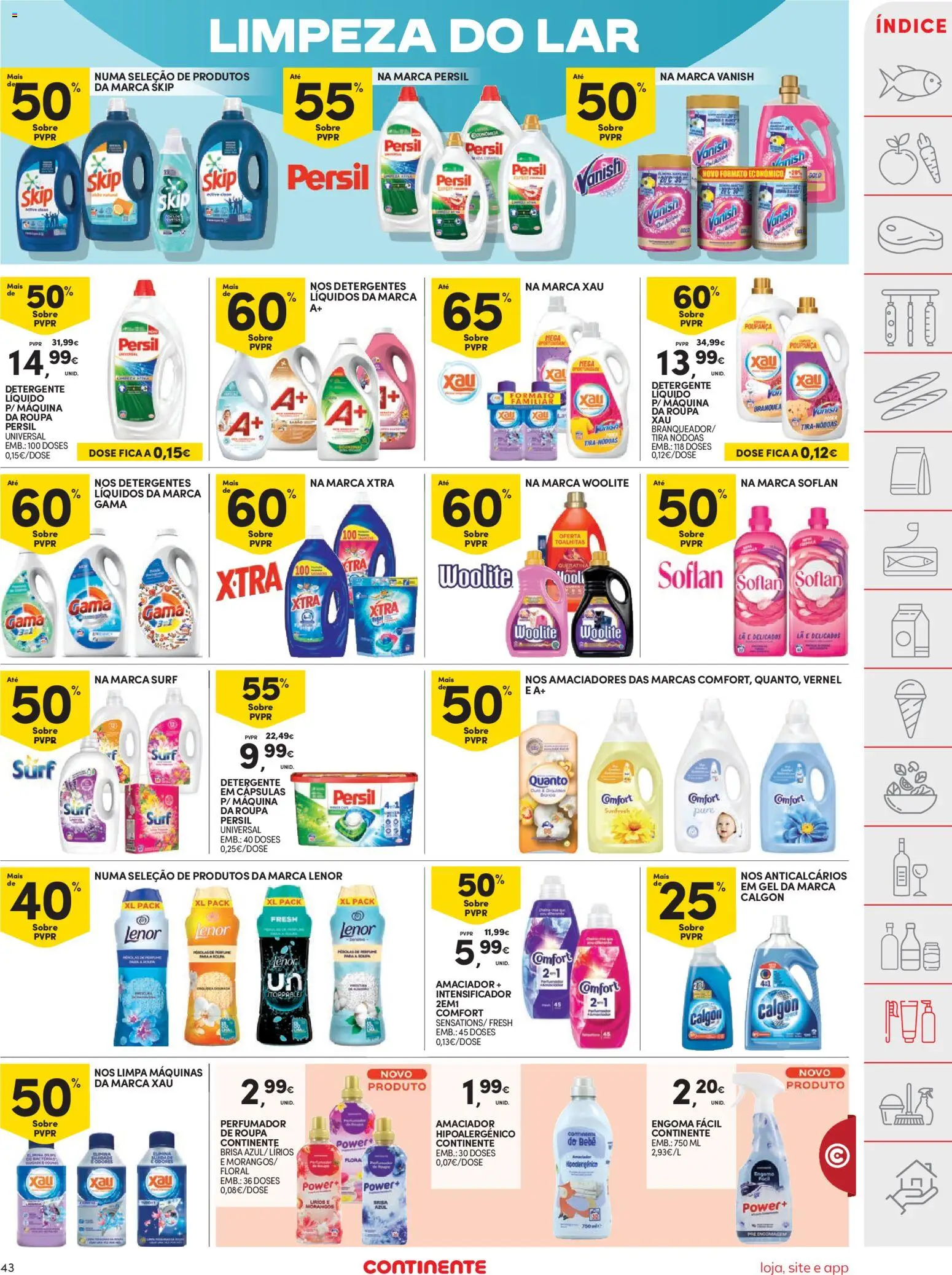 Continente folheto │ válido de 20.01.2026 | Página: 43 | Produtos: Perfume, Detergente, Persil, Morangos
