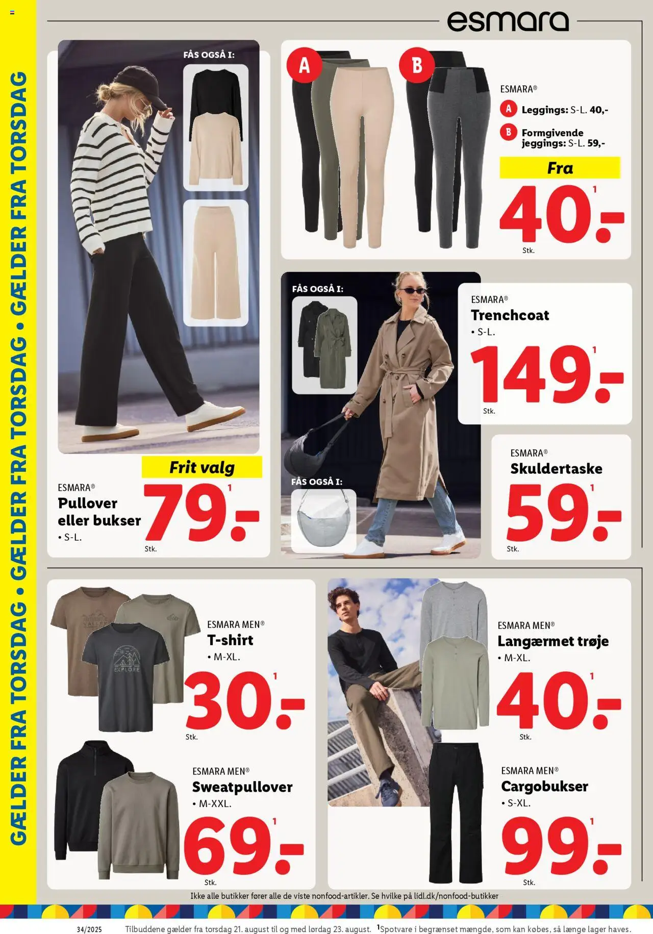 Lidl Tilbudsavis gyldig fra 17.08.2025 | Side: 30 | Produkter: Bukser, Leggings, Søm