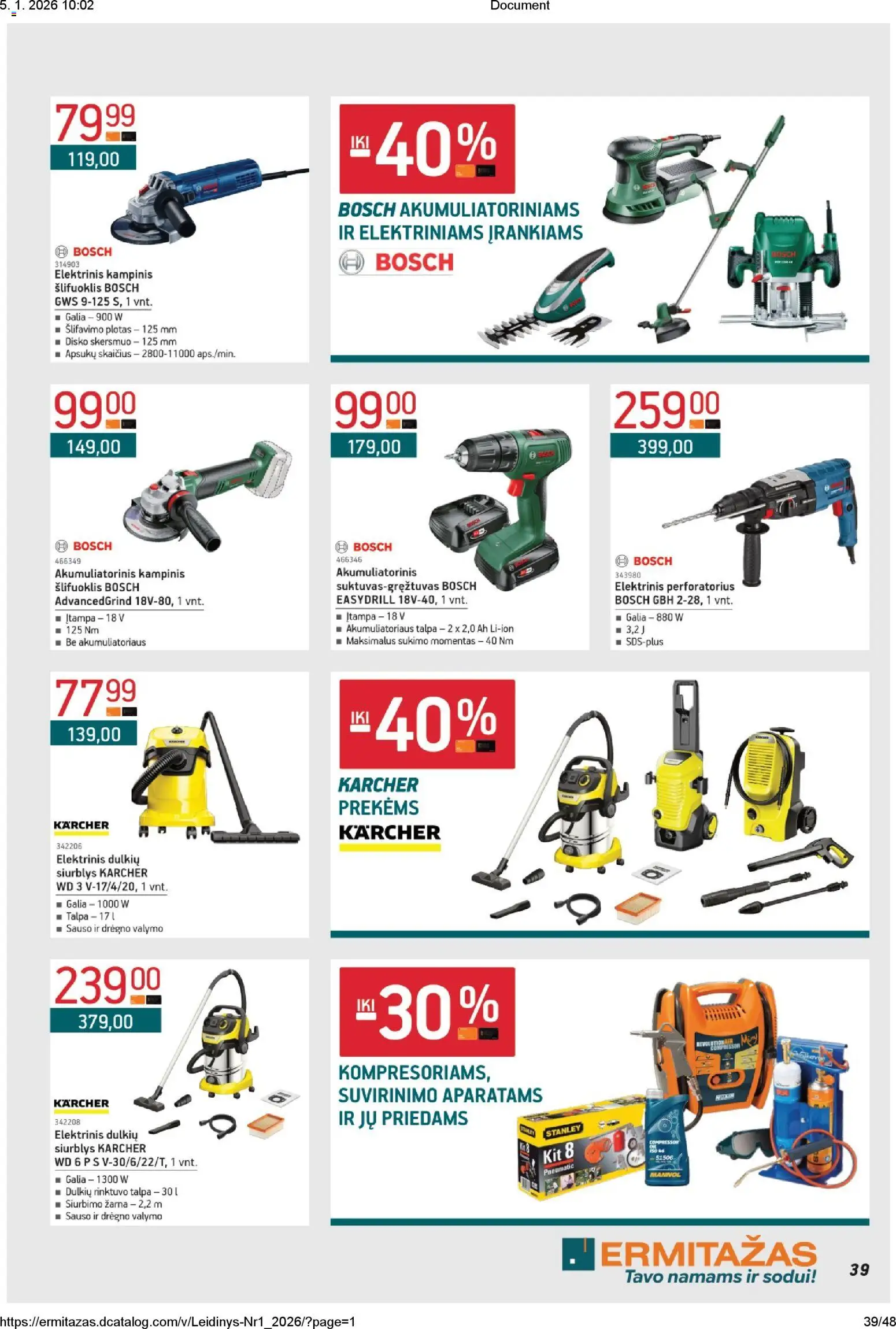 ERMITAŽAS akcijos nuo 05.01.2026 | Puslapis: 39