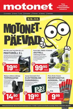 Motonet-mainoslehti voimassa 15.10.2025 alkaen