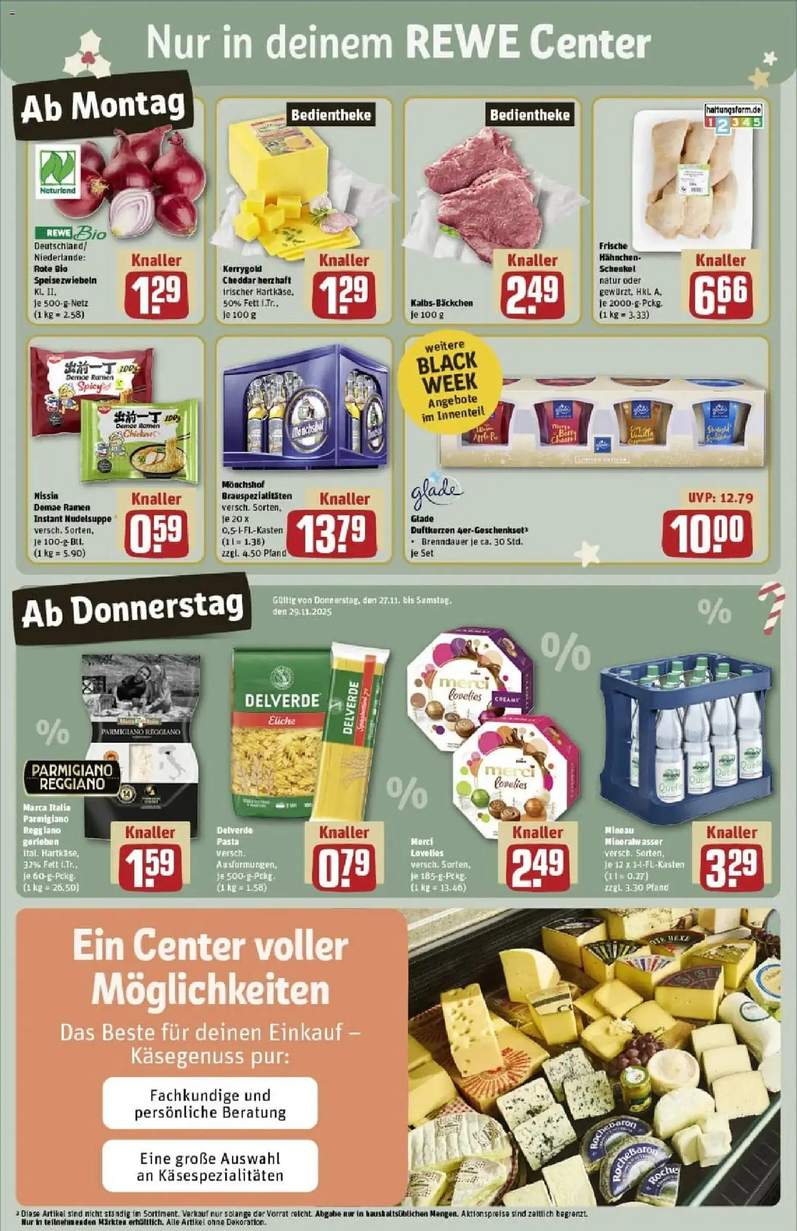 Rewe prospekt Pattensen	 – gültig ab 23.11.2025 | Seite: 5 | Produkte: Monchshof, Merci, Mineralwasser, Pasta