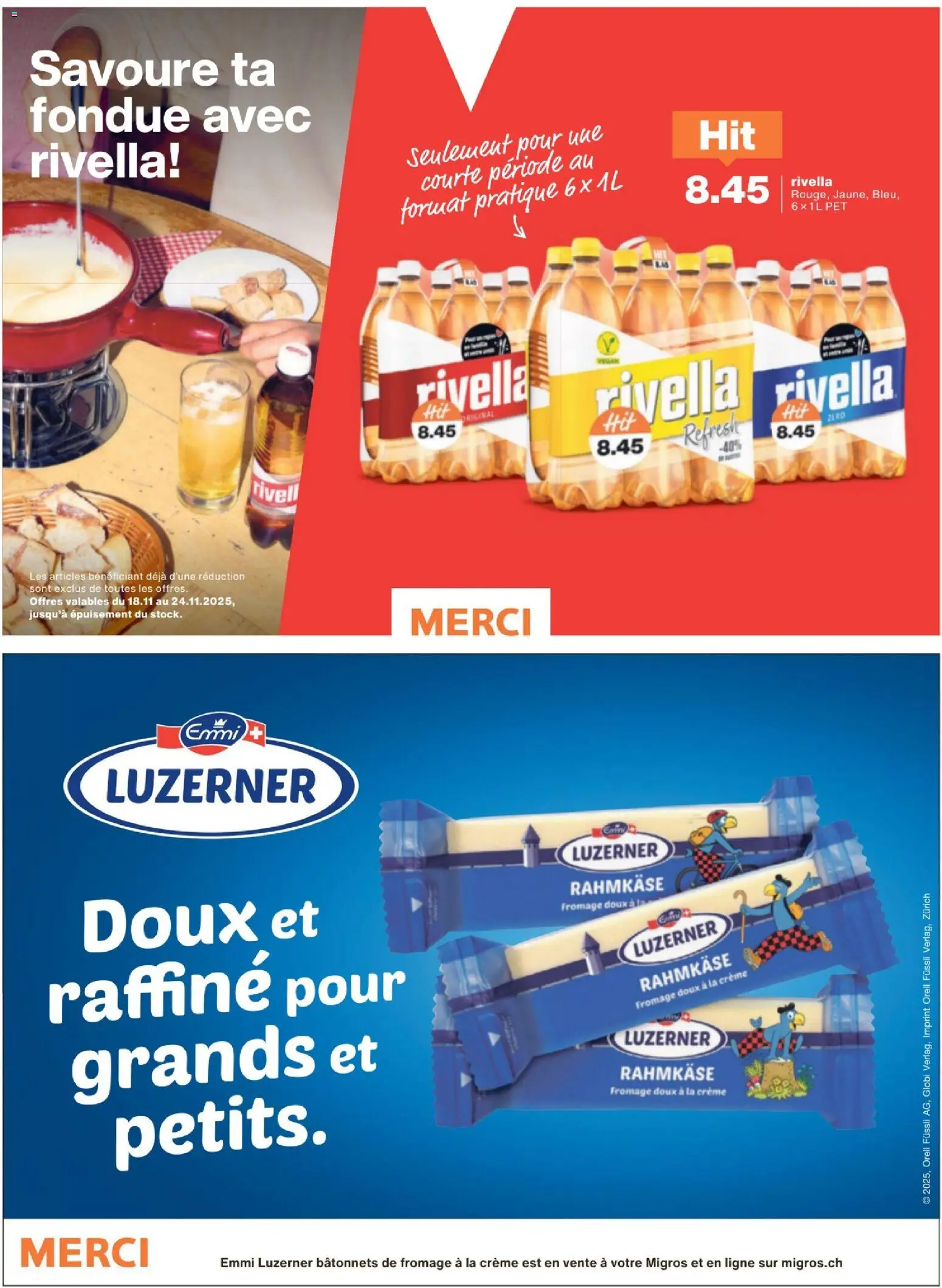 Migros Magazin FR – gültig ab 17.11.2025 | Seite: 69 | Produkte: Fondue, Creme
