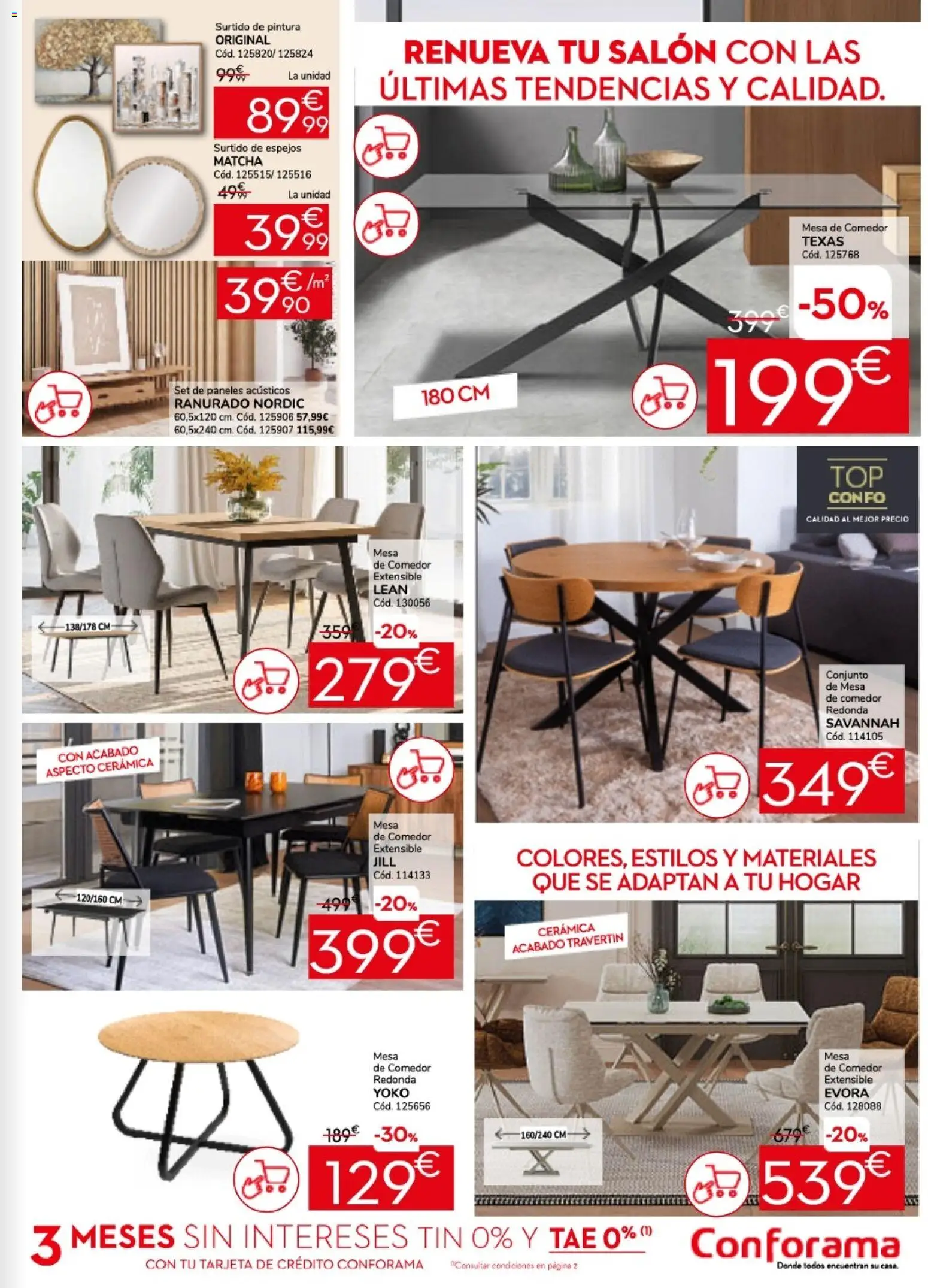 Conforama folleto │ válido desde el 26.02.2026 | Página: 11 | Productos: Mesa