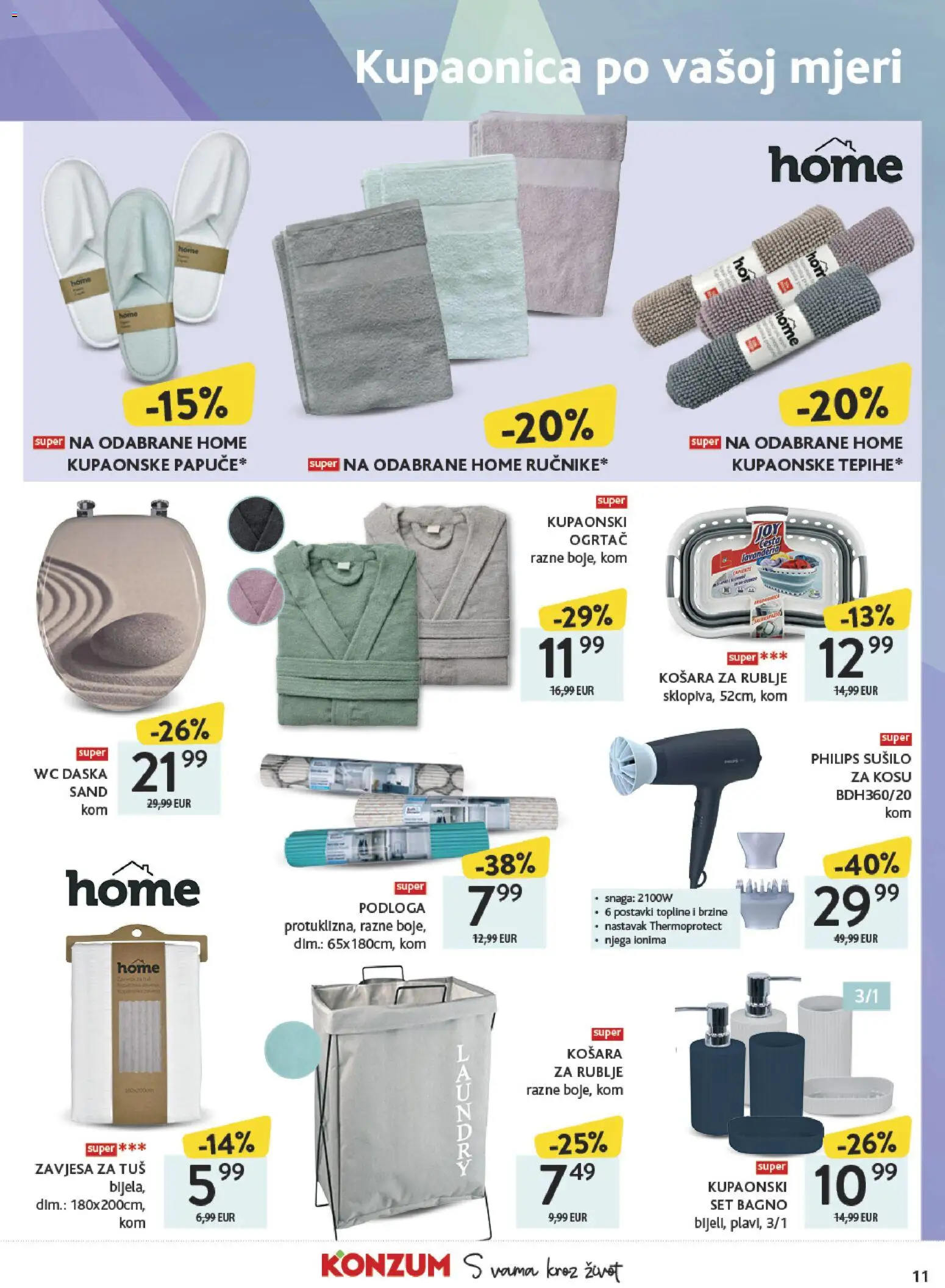 Konzum HR akciós ujság - amely érvényes a következő dátumtól: 27.04.2026 | Oldal: 11 | Termékek: WC