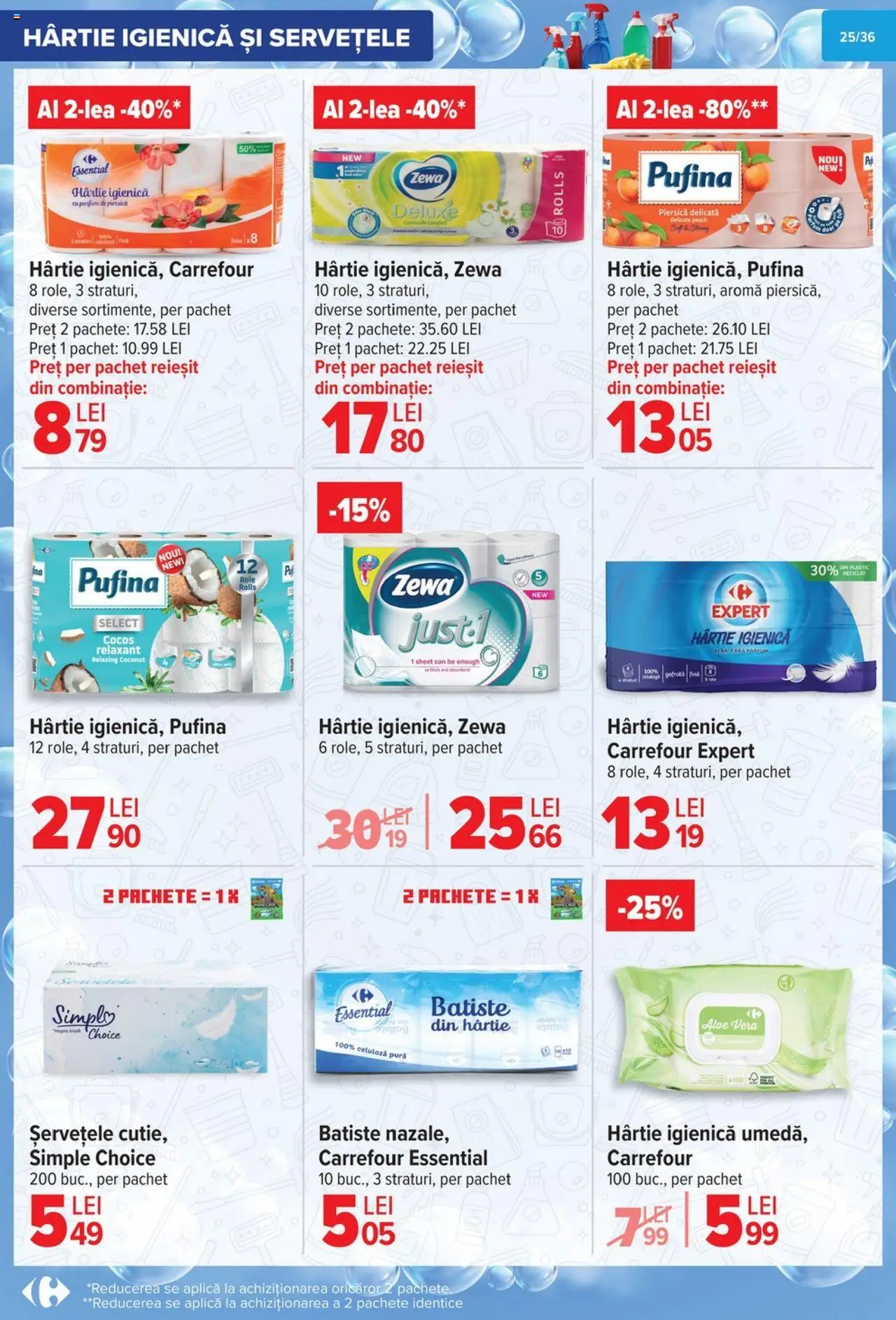 Noul catalog Carrefour – valabil de la 01.10.2025 | Pagină: 26 | Produse: Pară, Aloe vera, Role, Parfum