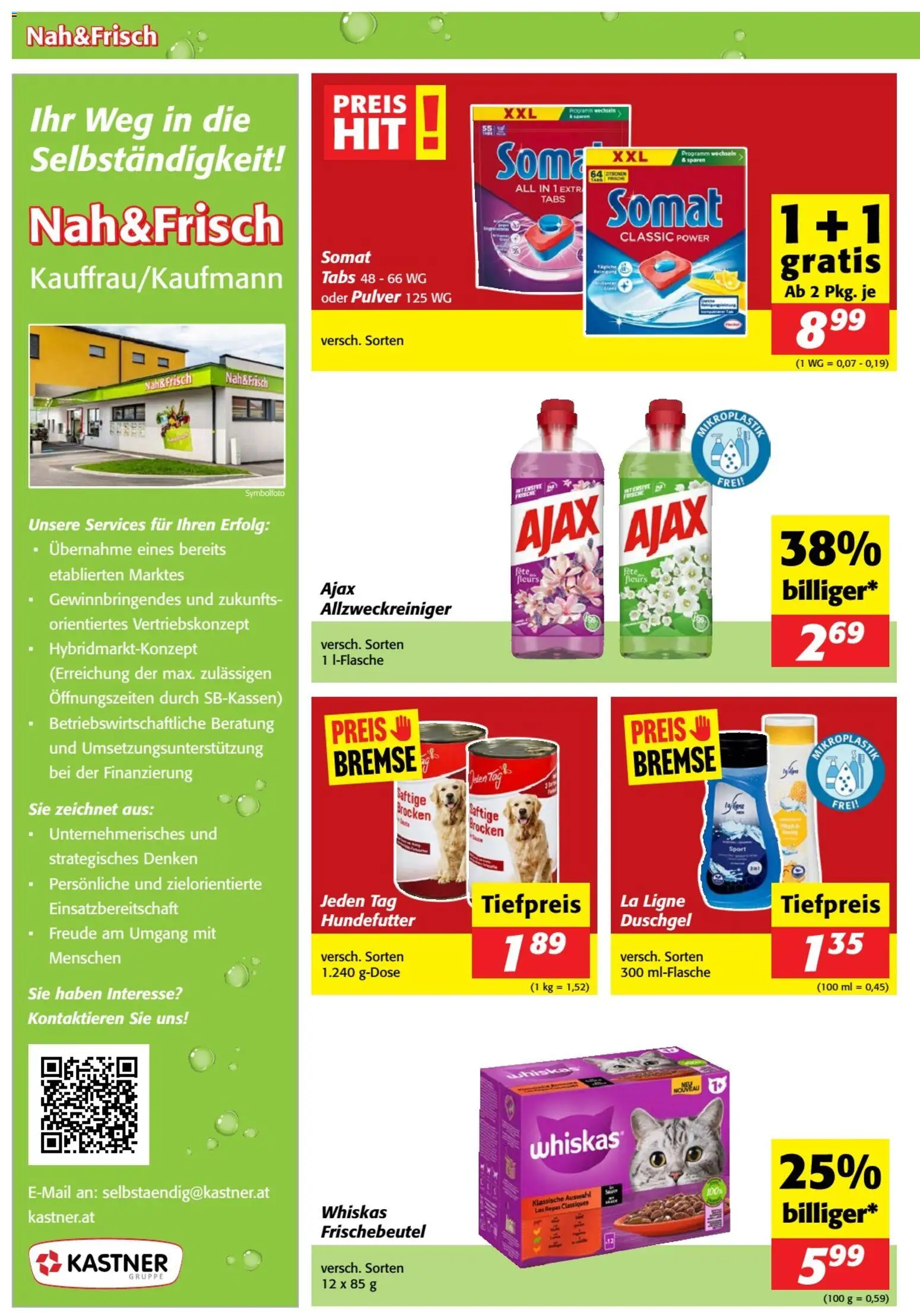 Nah und Frisch Flugblatt gültig ab 14.01.2026 | Seite: 4 | Produkte: Duschgel, Balles de ping-pong