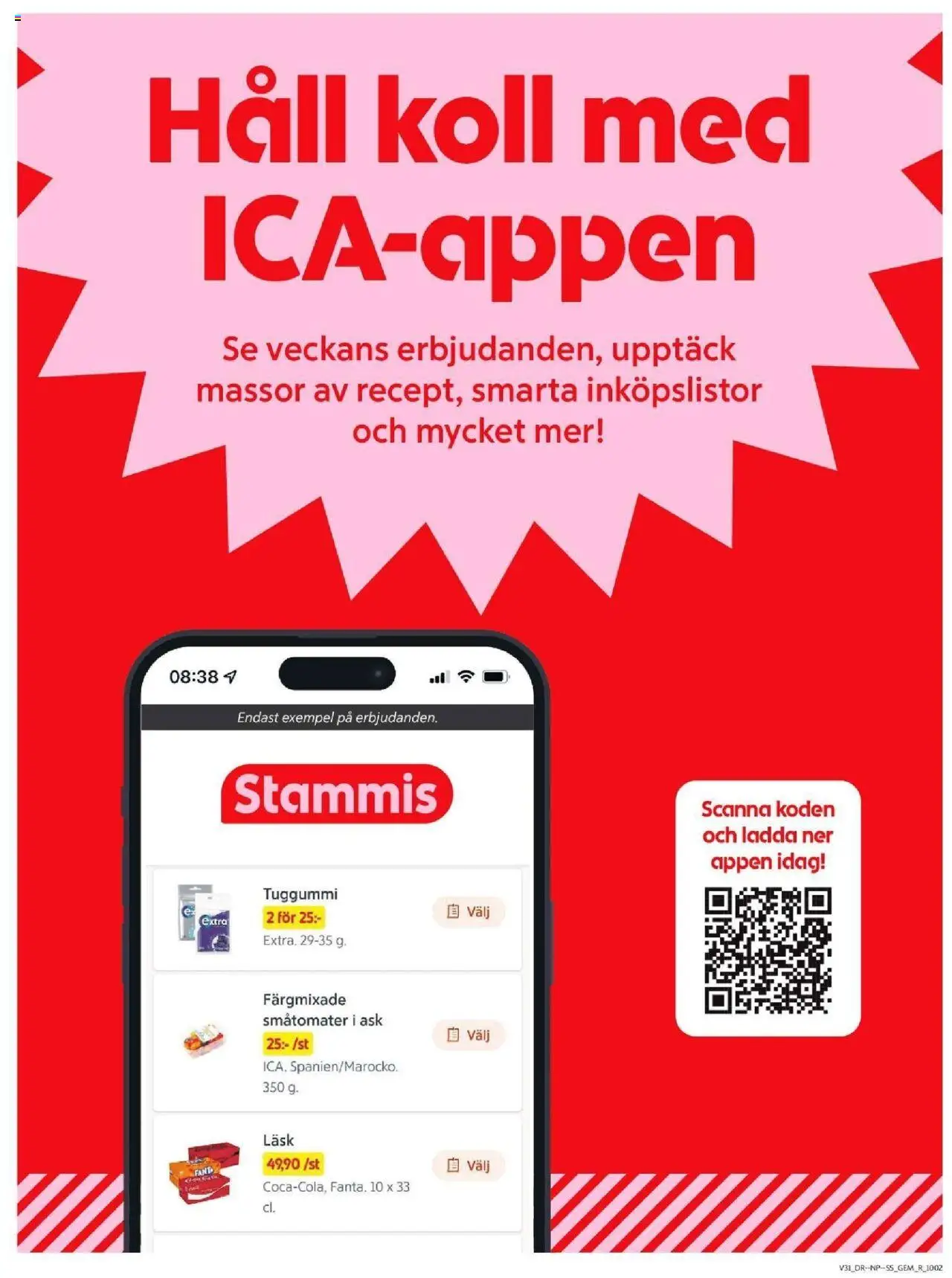 ICA Supermarket reklamblad aktuell från 28.07.2025 | Sida: 7 | Produkter: Tuggummi, Häll