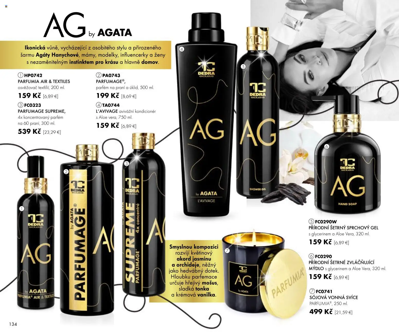 Nové Dedra akcie – leták je platný od 24.04.2026 | Strana: 34 | Produkty: Parfém, Kondicionér, Mydlo, Sprchový gél