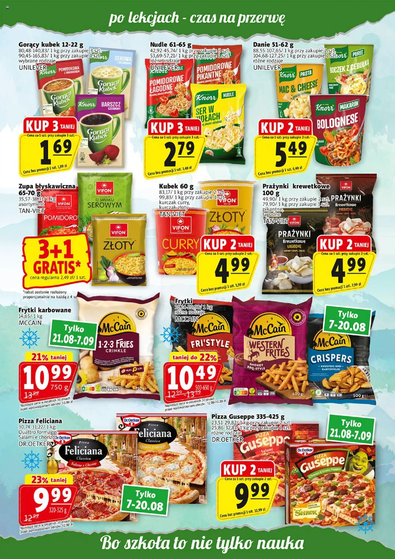 Prim Market Gazetka - Witaj Szkoło od 07.08.2025 | Strona: 9 | Produkty: Curry, Zupa, Ser, Frytki