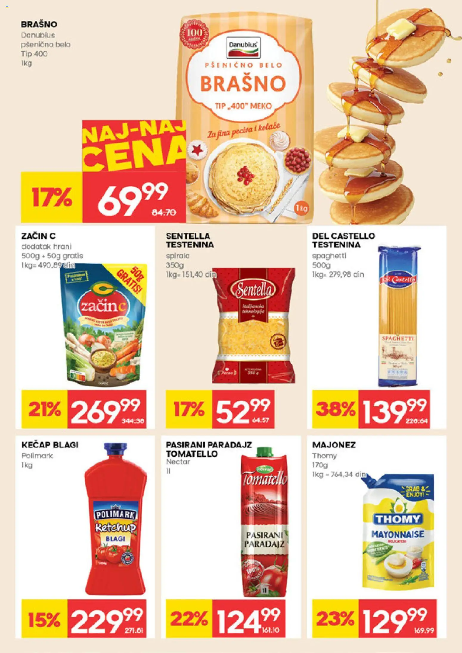 Roda katalog - važi od 19.02.2026 | Strana: 16 | Proizvode: Majonez, Testenina, Pasirani paradajz, Paradajz