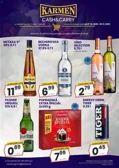 KARMEN CBA leták platný od 27.10.2025