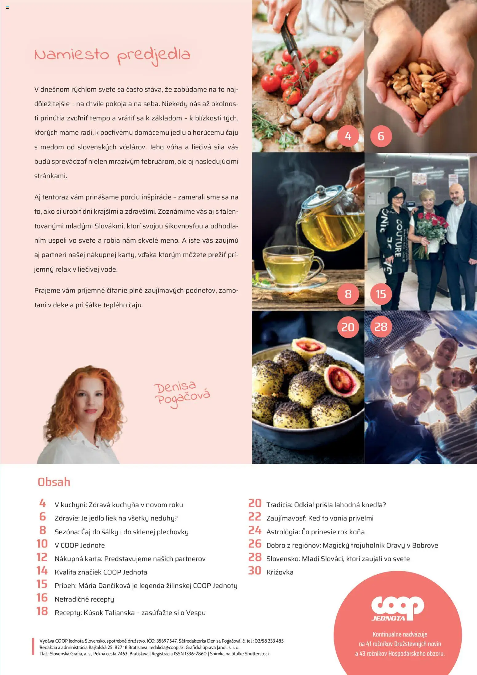 Nové COOP Jednota akcie – leták je platný od 01.02.2026 | Strana: 3 | Produkty: Kuchyňa, Čaj