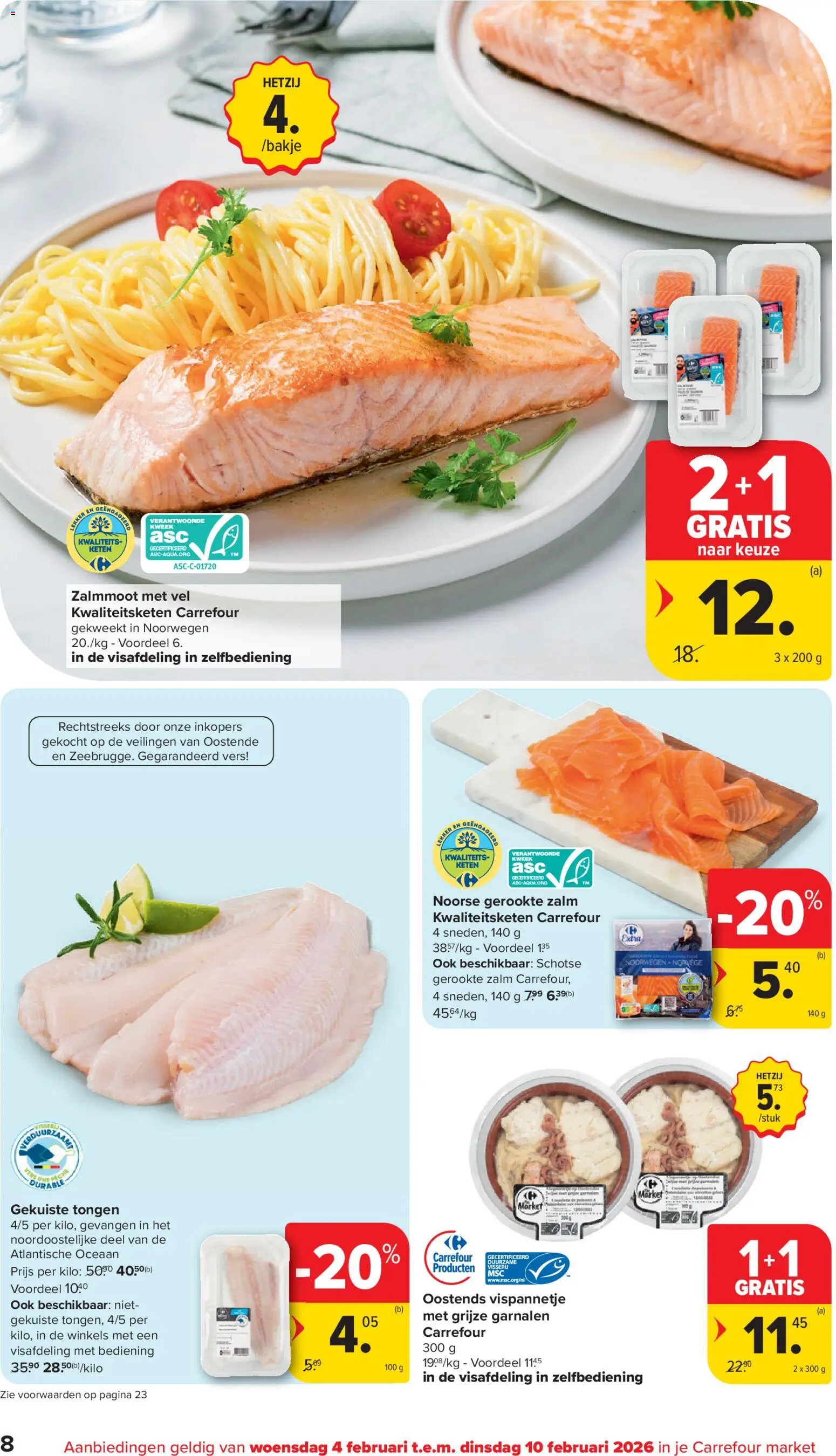 {H1} | Pagina: 8 | Producten: Zalm, Kekszek