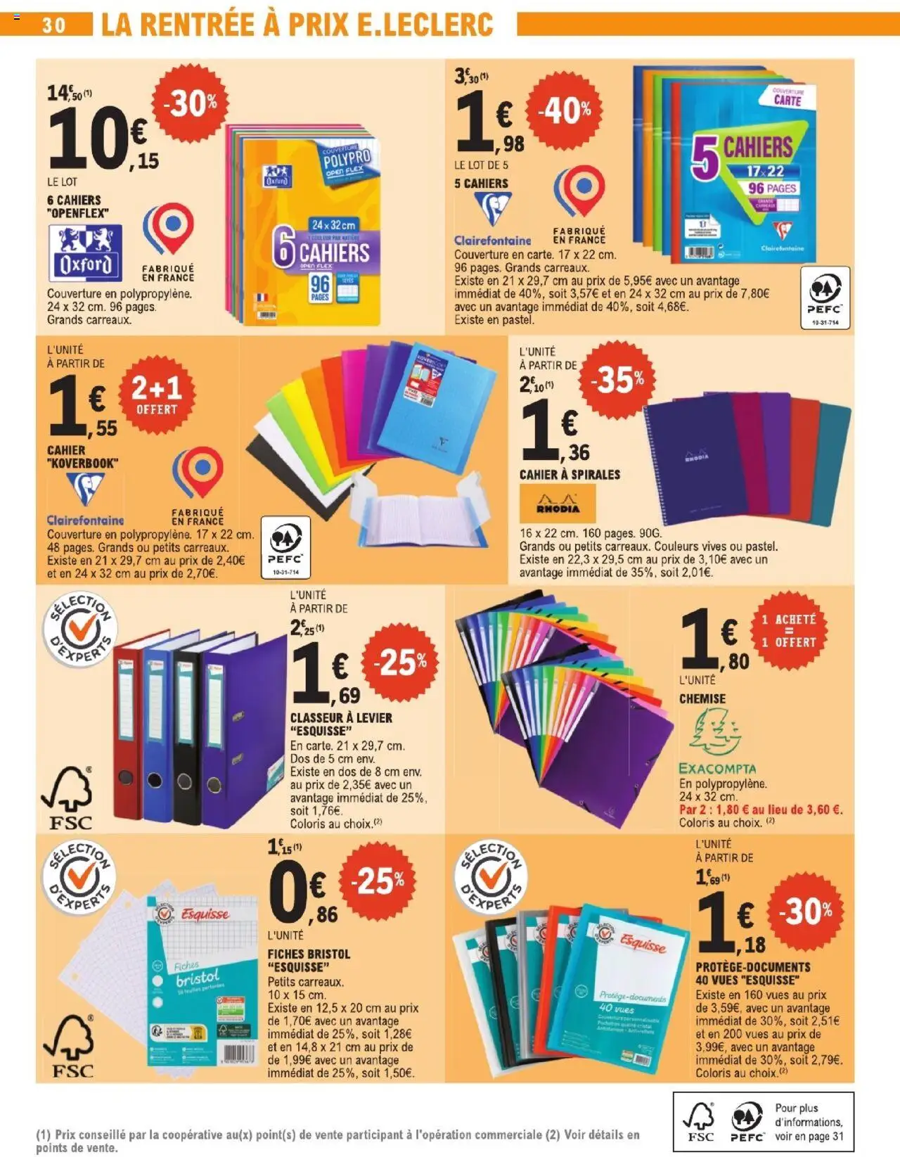  | Page: 30 | Produits: Couverture, Notebook, Chemise