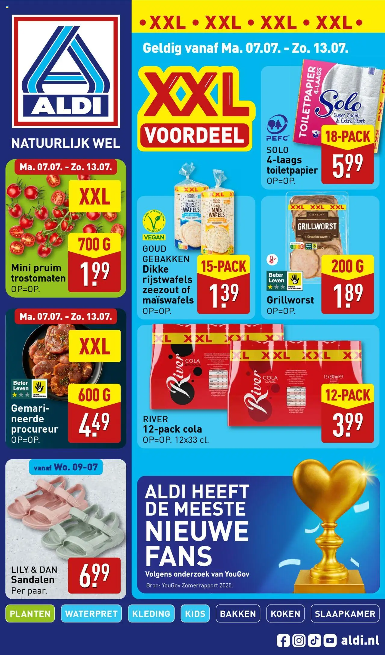  | Pagina: 1 | Producten: Sandalen, Toilet, Toiletpapier, Pruim