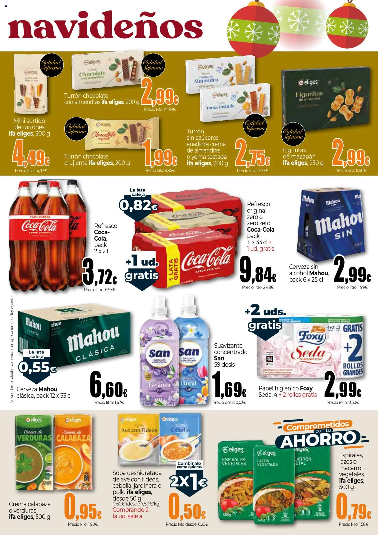 Unide - Comprometidos con tu ahorro Super │ válido desde el 06.11.2025 | Página: 3 | Productos: Chocolate, Crema, Suavizante, Παγωμένο τσάι