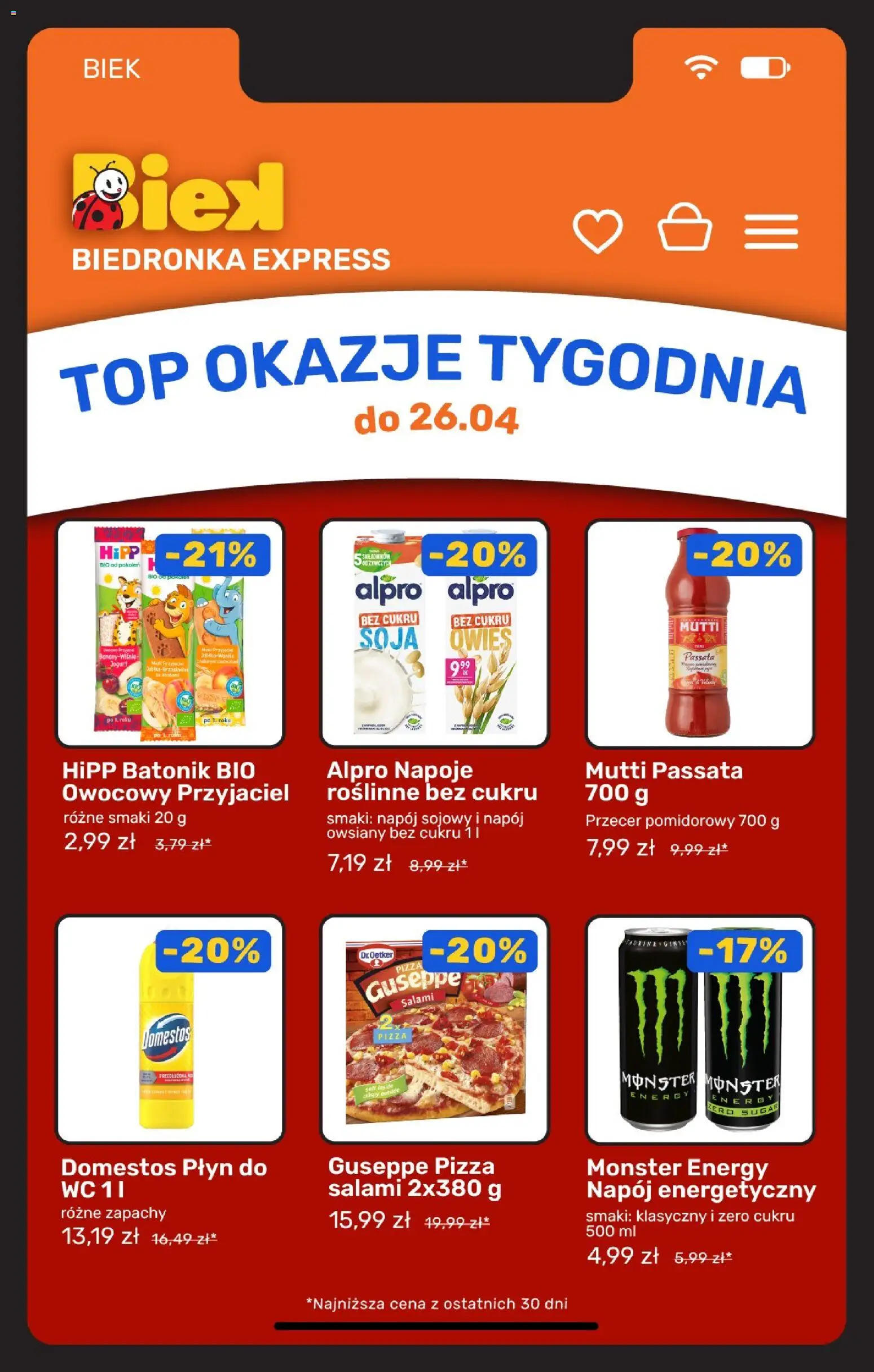 Biedronka gazetka - Biek od 24.04.2026 | Strona: 5 | Produkty: Napój owsiany, Napoje, Jogurt, Salami