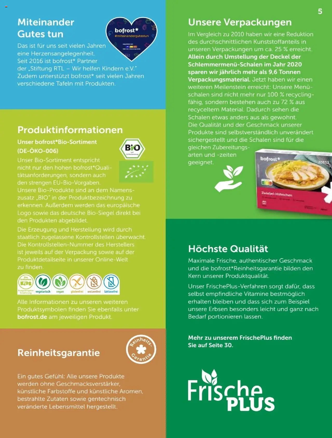Bofrost Katalog - gültig ab dem 07.09.2025 | Seite: 5 | Produkte: Erbsen