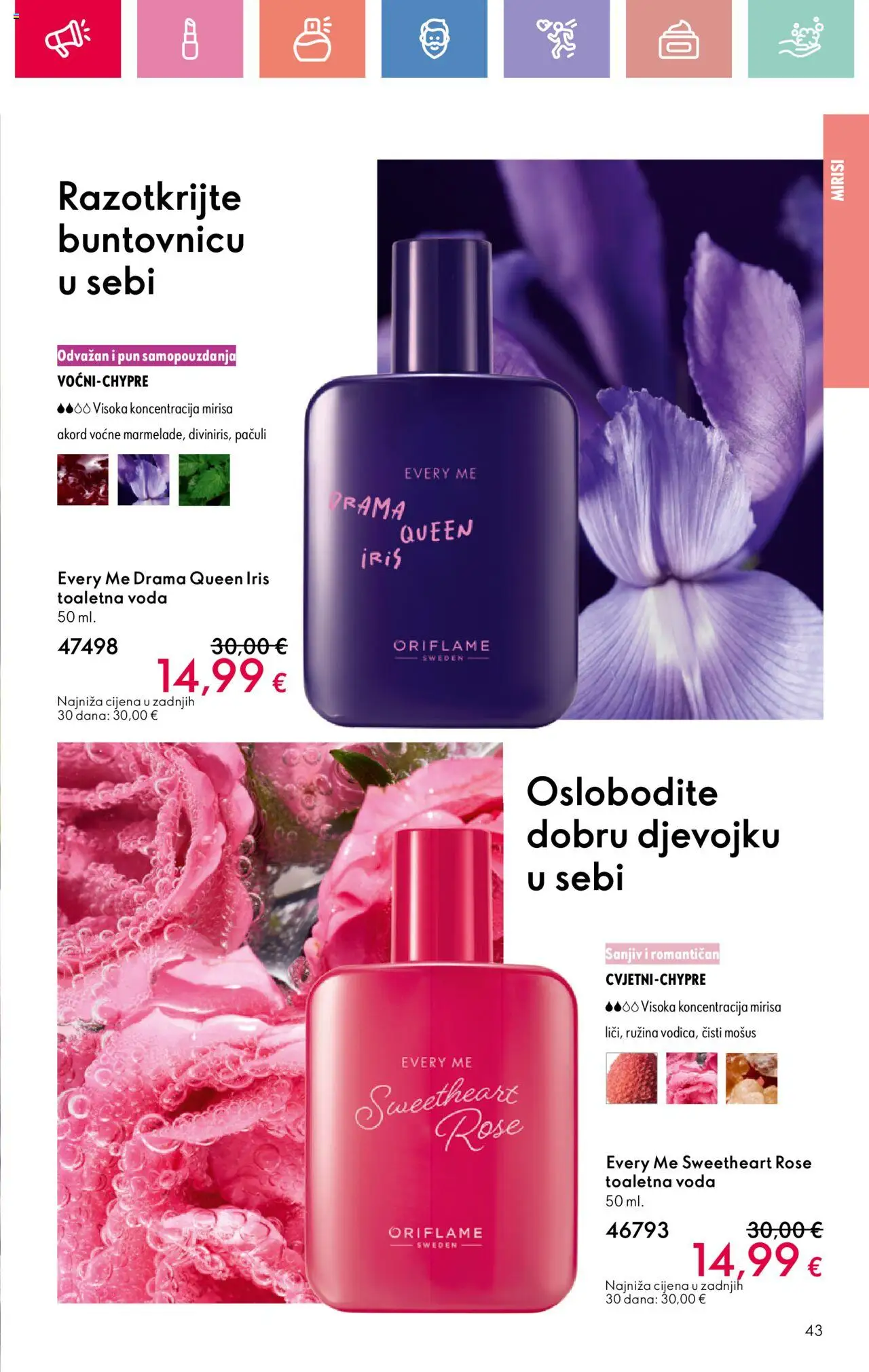Oriflame katalog | vrijedi od 03.08.2025 | Stranica: 43 | Proizvodi: Voda