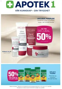 Forhåndsvisning av Apotek 1 kundeavis gyldig fra 25.03.2026
