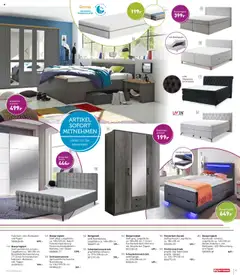 Möbel Martin  Einfach, schnell, stylisch - frische Wohnideen für Ihr Zuhause - gültig ab dem 24.07.2025 | Seite: 5 | Produkte: Schwebetürenschrank, Drehtürenschrank, Boxspringbett, Polsterbett