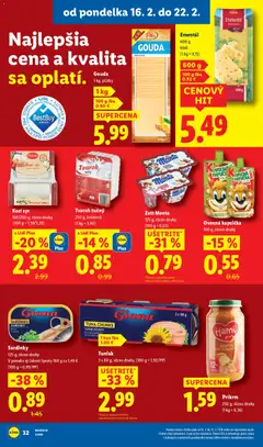 Lidl leták platný od 16.02.2026 | Strana: 34