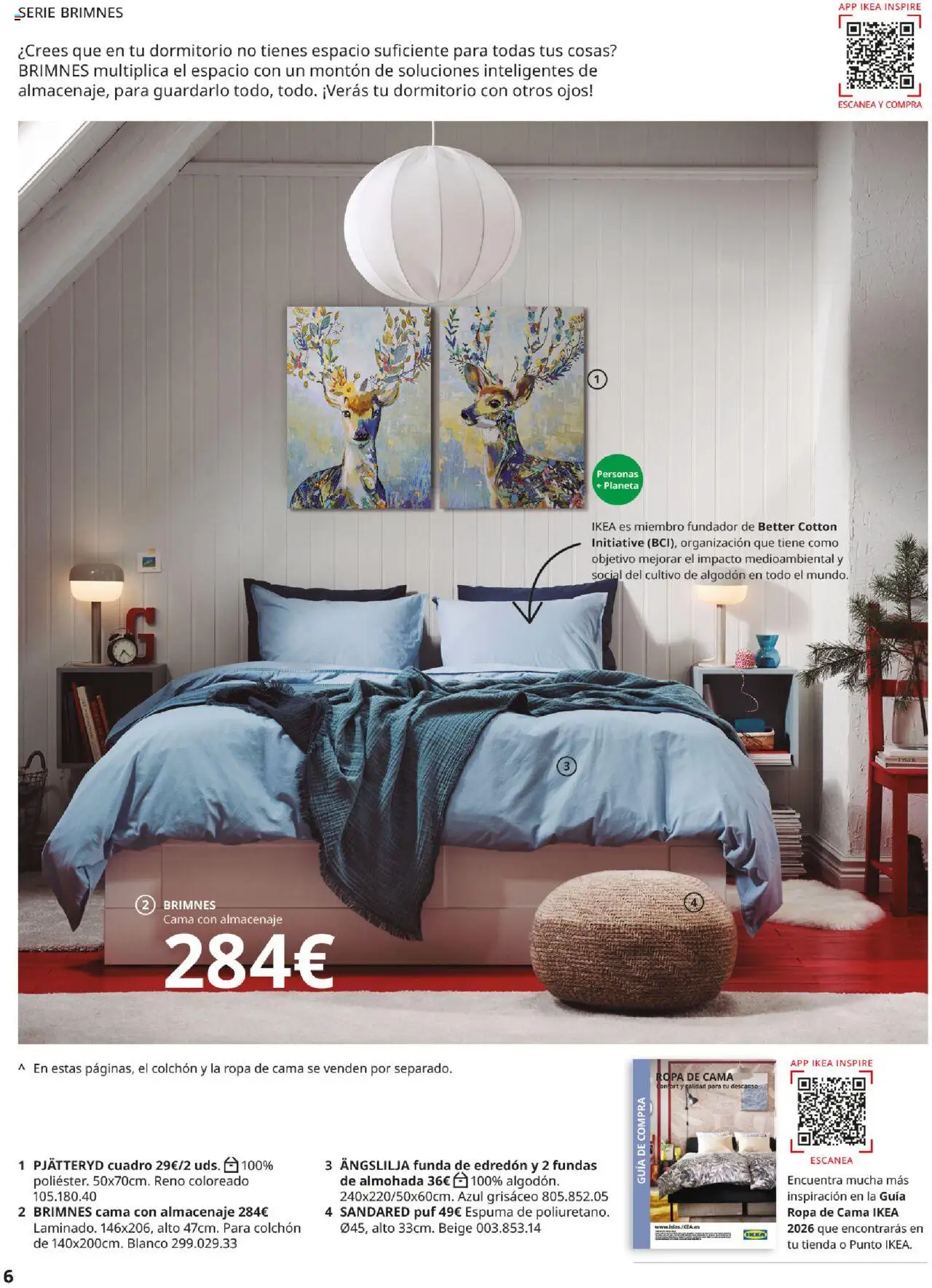 Catálogo IKEA Muebles para el dormitorio │ válido desde el 01.09.2025 | Página: 6 | Productos: Tinte, Almacenaje