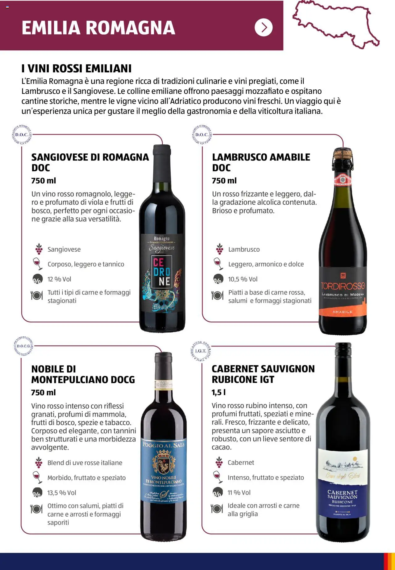 Volantino Aldi del 05.11.2024 | Pagina: 19 | Prodotti: Spezie, Vino, Guanti, Vino rosso